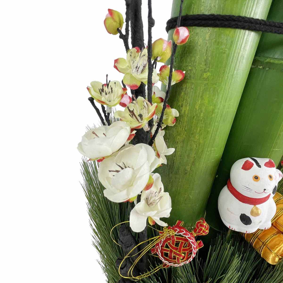 楽天市場】【天然竹使用】彩竹門松 高さ120cm 1台伝統的なしつらえで