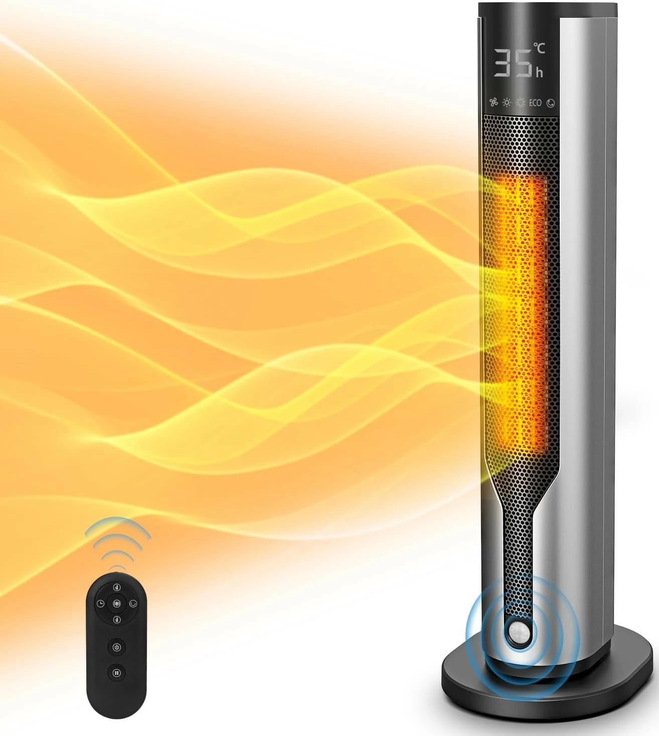 楽天市場】足元 750W/1200W 節電対策】 【ECO知能恒温 セラミック