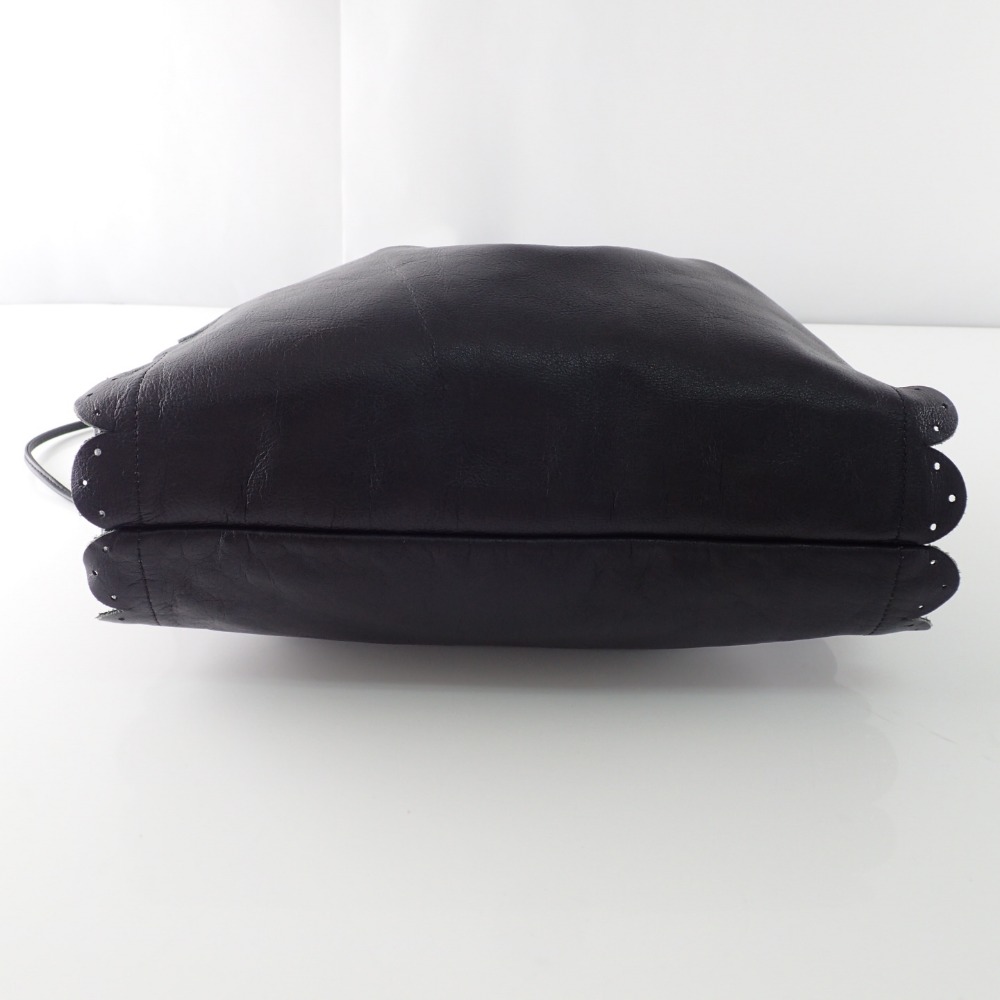 楽天市場】LUDLOW ラドロー レザースカラップ巾着バッグ ブラック