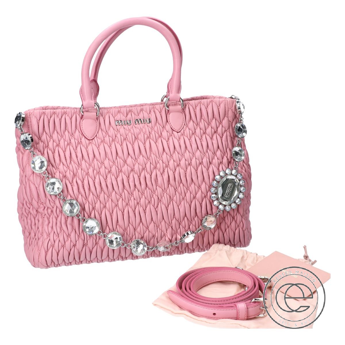 楽天市場】MIUMIU ミュウミュウ 5BA958 NAPPA CRYSTALナッパクリスタル