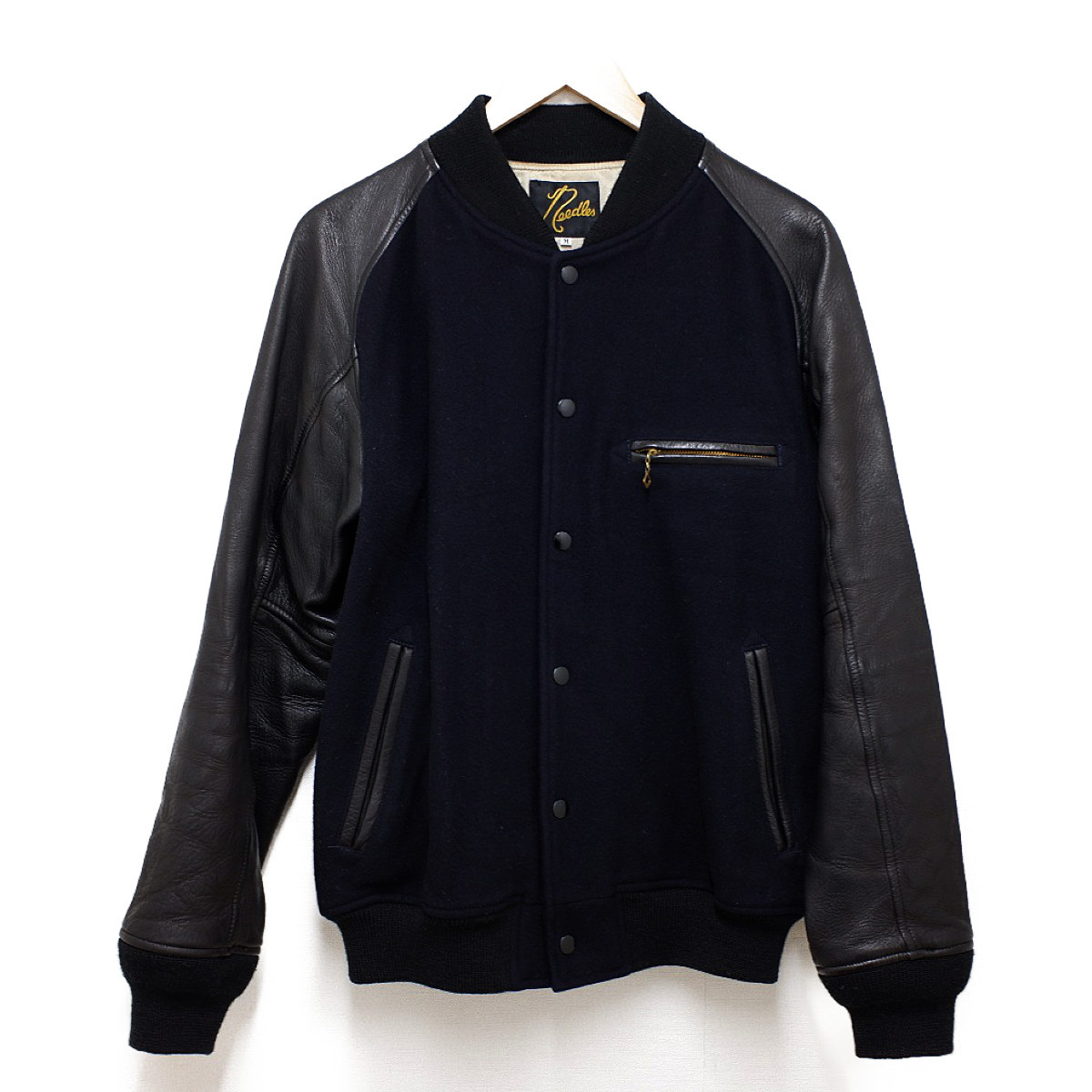 楽天市場】NEEDLES ニードルズ ウール/ディアスキン切替 ラグラン