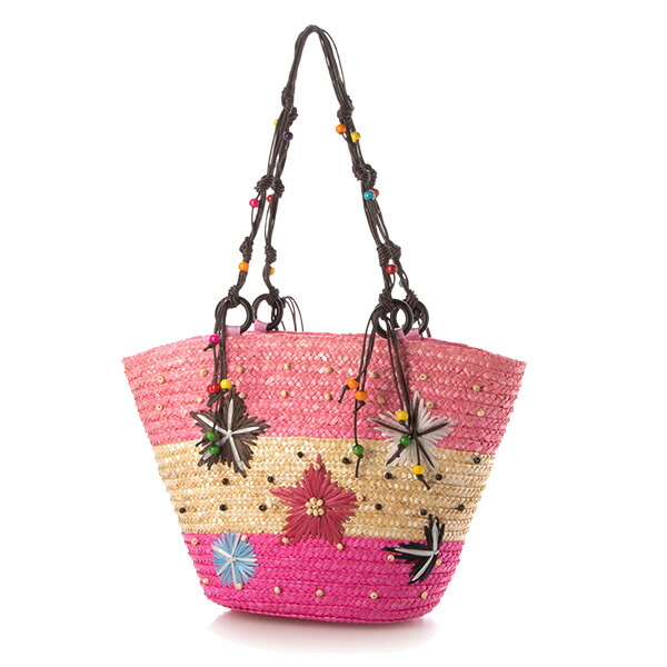 楽天市場】かごバッグ ストローバッグ トートバッグ マリン 麦わら