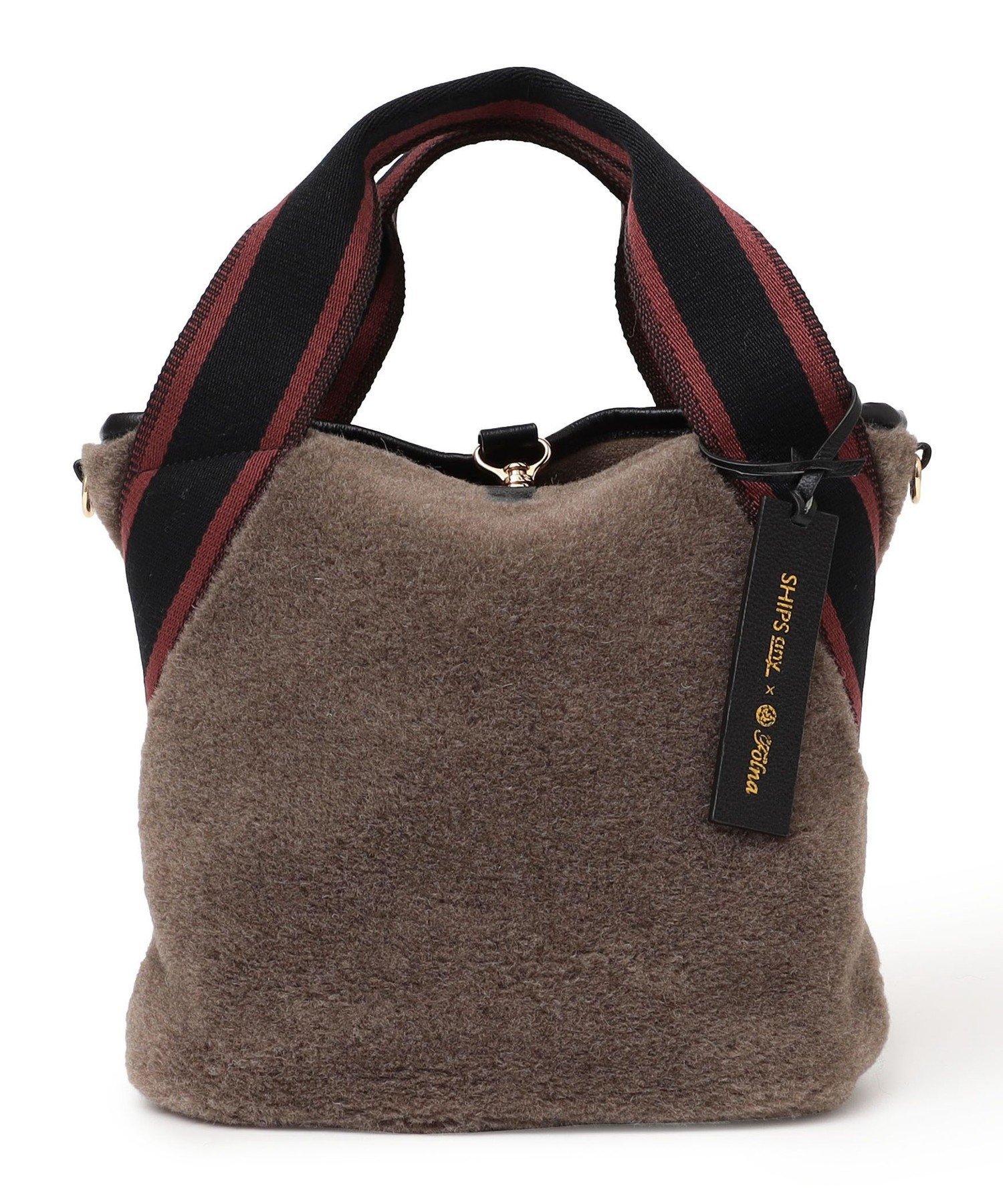 SHIPS｜【SHIPS any別注】Folna: 2WAY ライン リバーシブル ショルダー