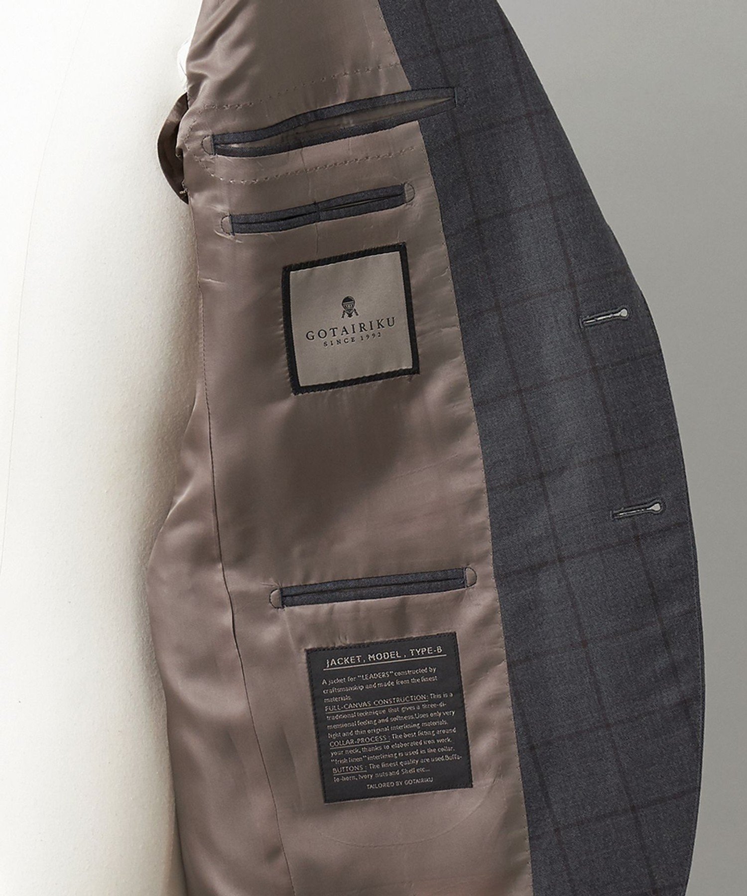 gotairiku｜【ZEGNA/ゼニア】TROFEO/トロフェオ スーツ(グレー×格子