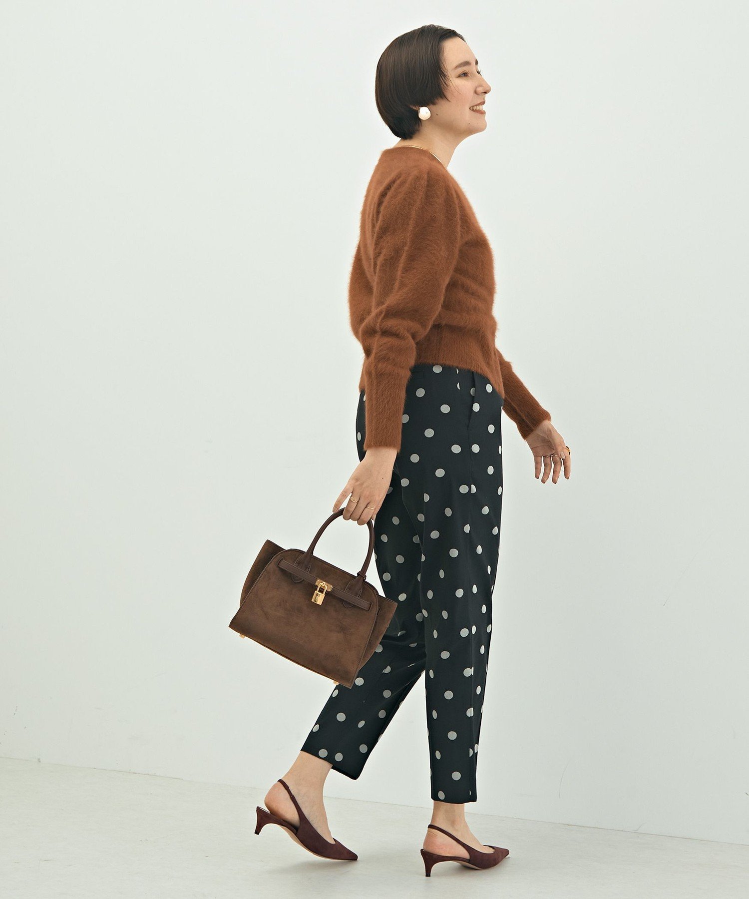 NOLLEY'S｜FOXカシミヤボックス袖2WAYカーディガン | Rakuten Fashion