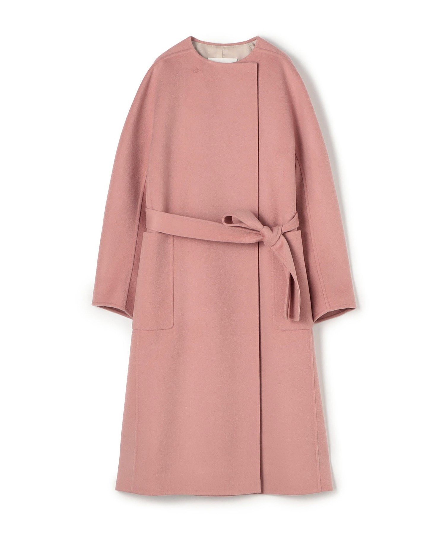 TOMORROWLAND｜プレミアムウールリバー ノーカラーコート | Rakuten