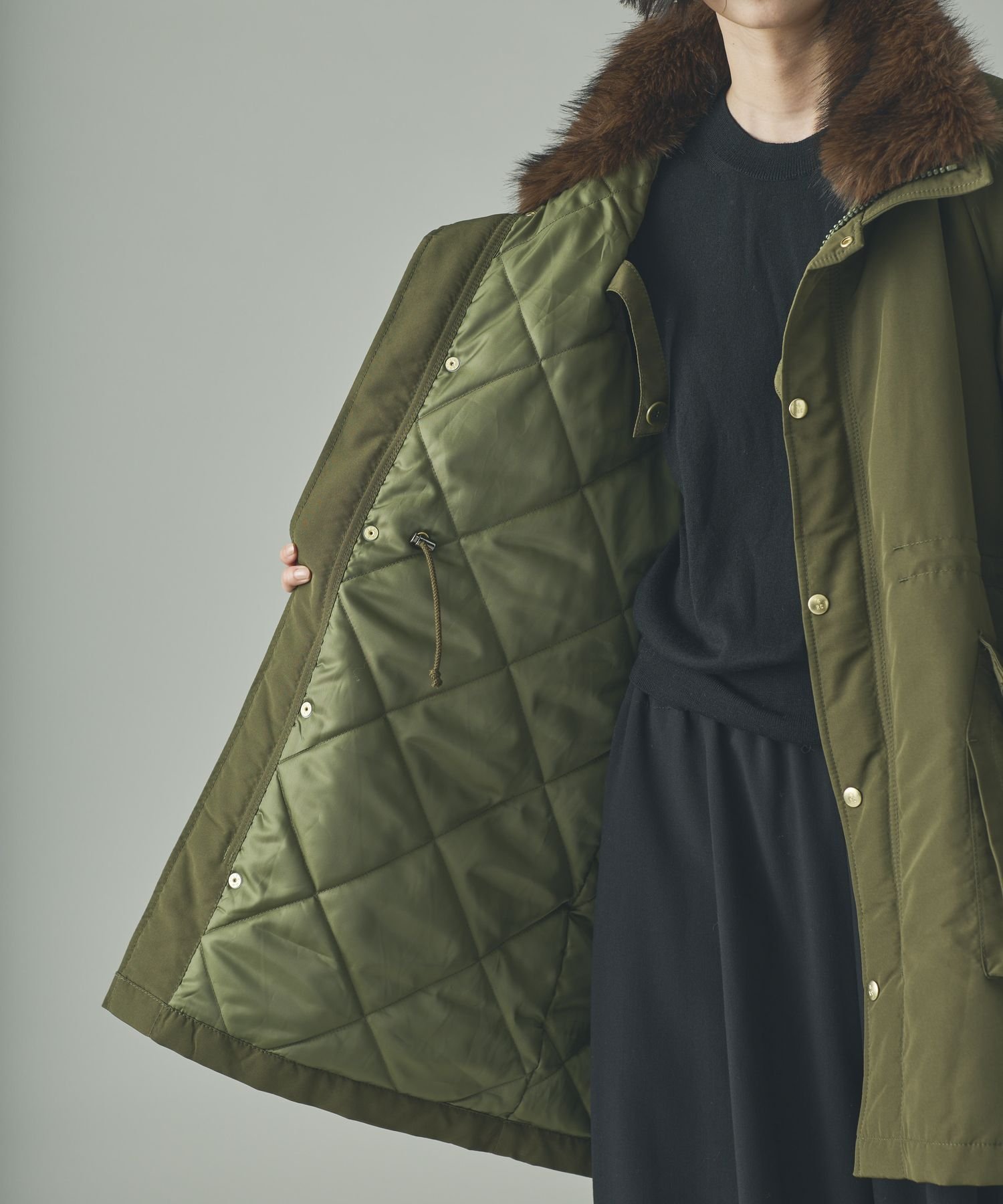 新品 curensology　カレンソロジー＆RCスウェーディシュモッズコート Curensology（カレンソロジー） モッズコート コート /「＆RC