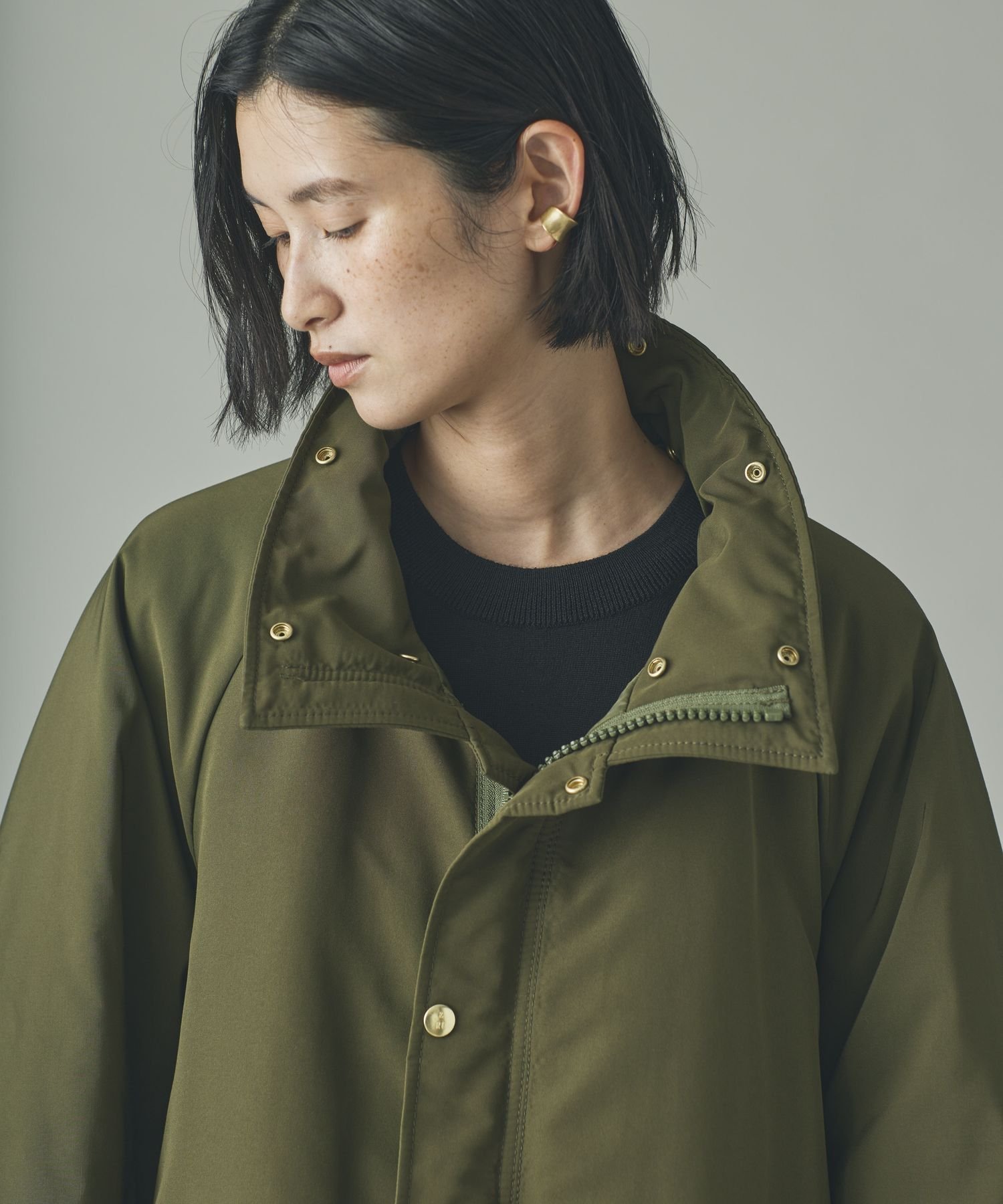 m*u様 Curensology カレンソロジー　スウェーディッシュモッズコート Curensology｜<&RC>フェイクファーエリツキスウェーディッシュモッズ