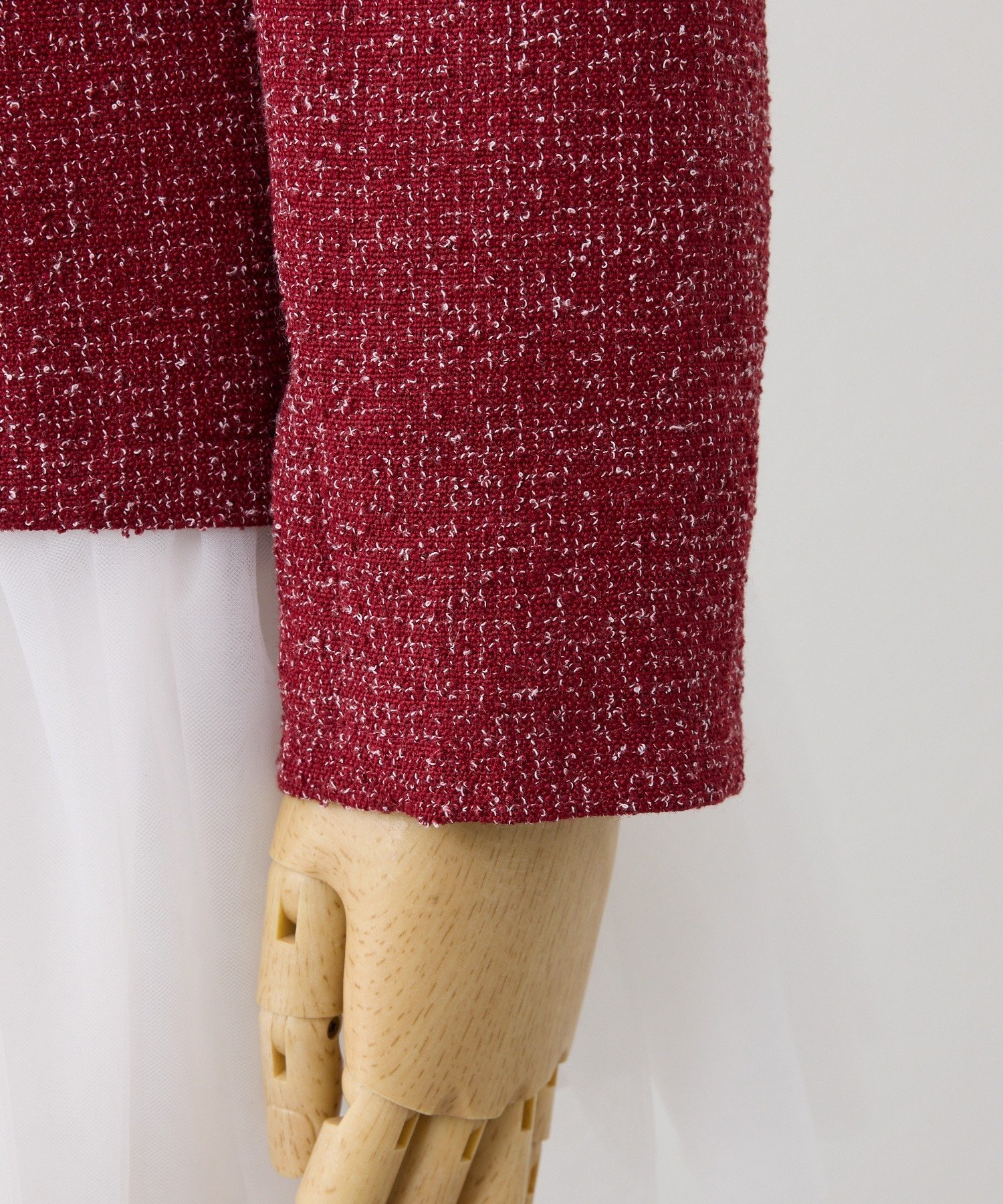 one after another NICE CLAUP｜ハートボタン切替ミニワンピース