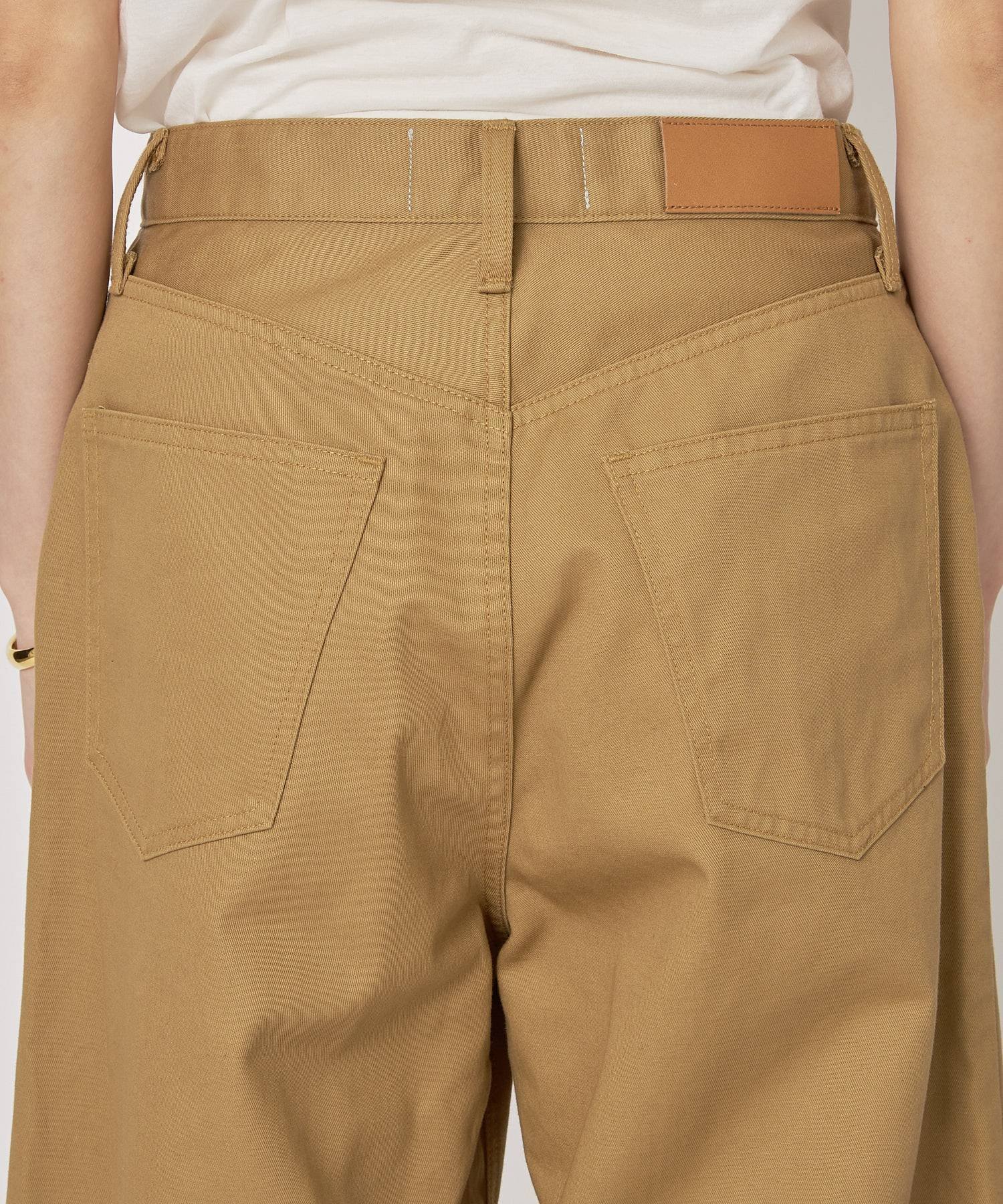 15 カレンソロジー　24ss チノカーヴィーパンツ　黒　38 Curensology(カレンソロジー)｜〈&RC〉チノカーヴィーパンツ/ブラック