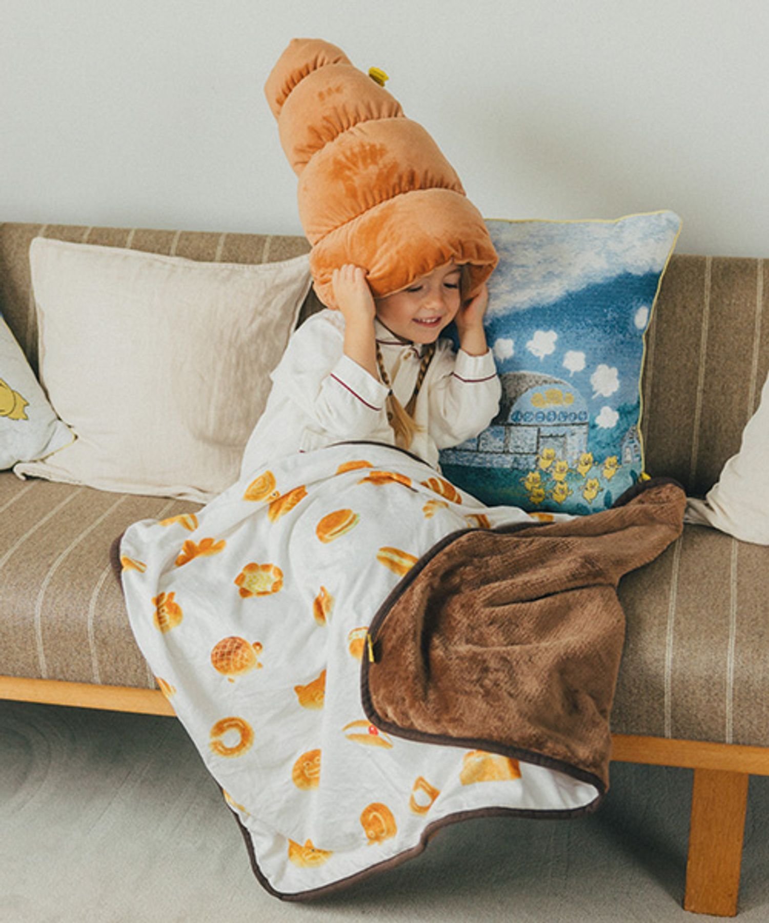 studio CLIP｜コロネ型ブランケット[ノラネコぐんだんコラボ