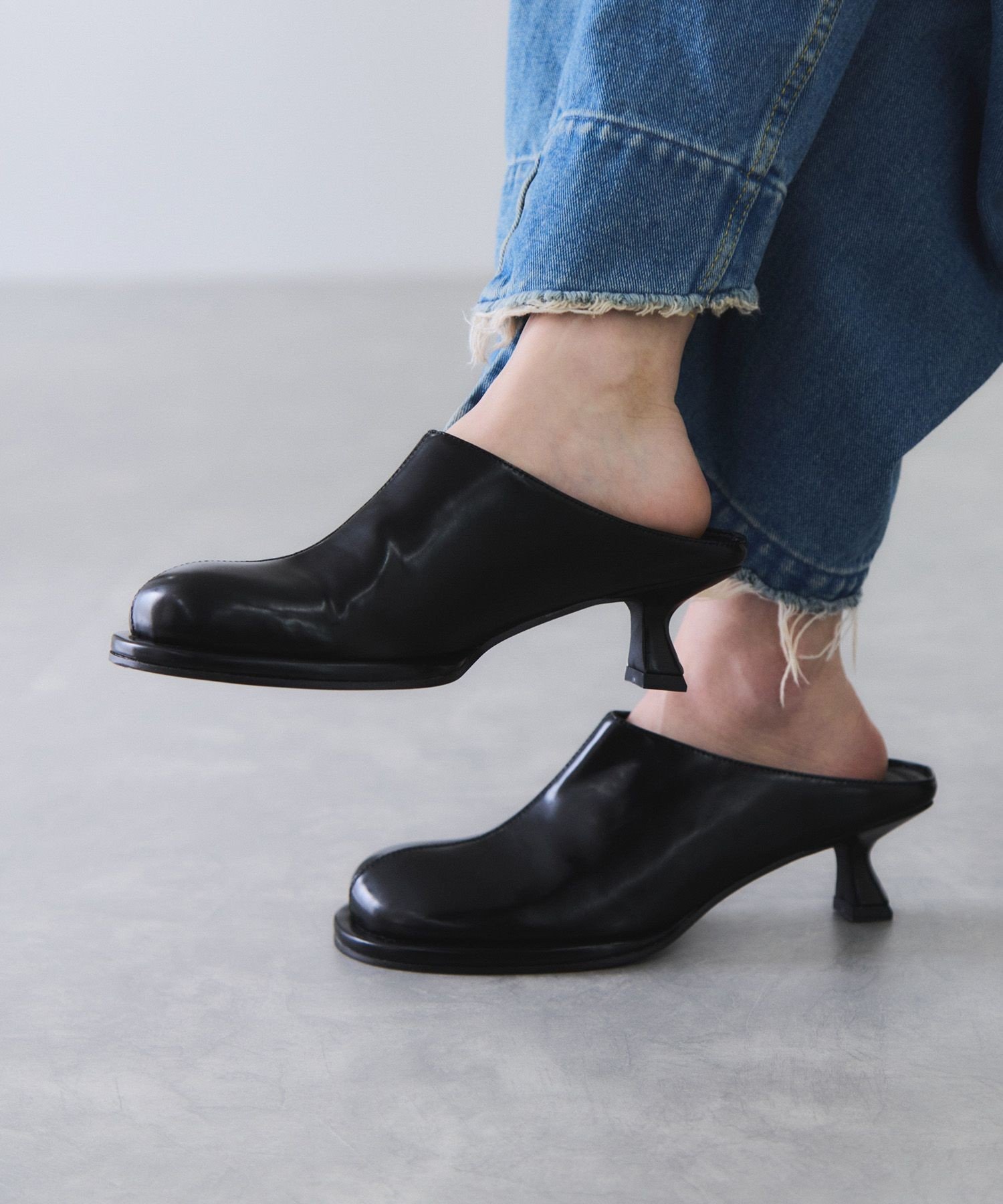 ADAM ET ROPE'｜ラウンドミュール | Rakuten Fashion(楽天ファッション