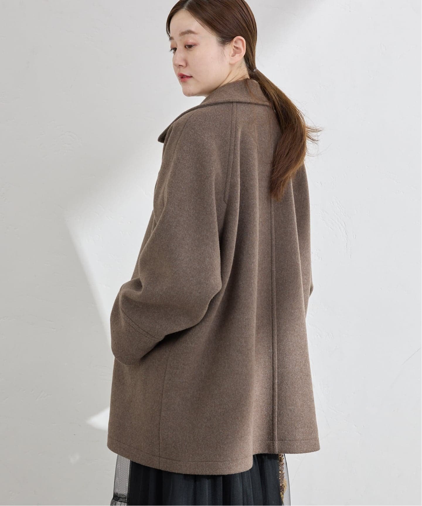 IENA｜ダブルブレストハーフコート | Rakuten Fashion(楽天