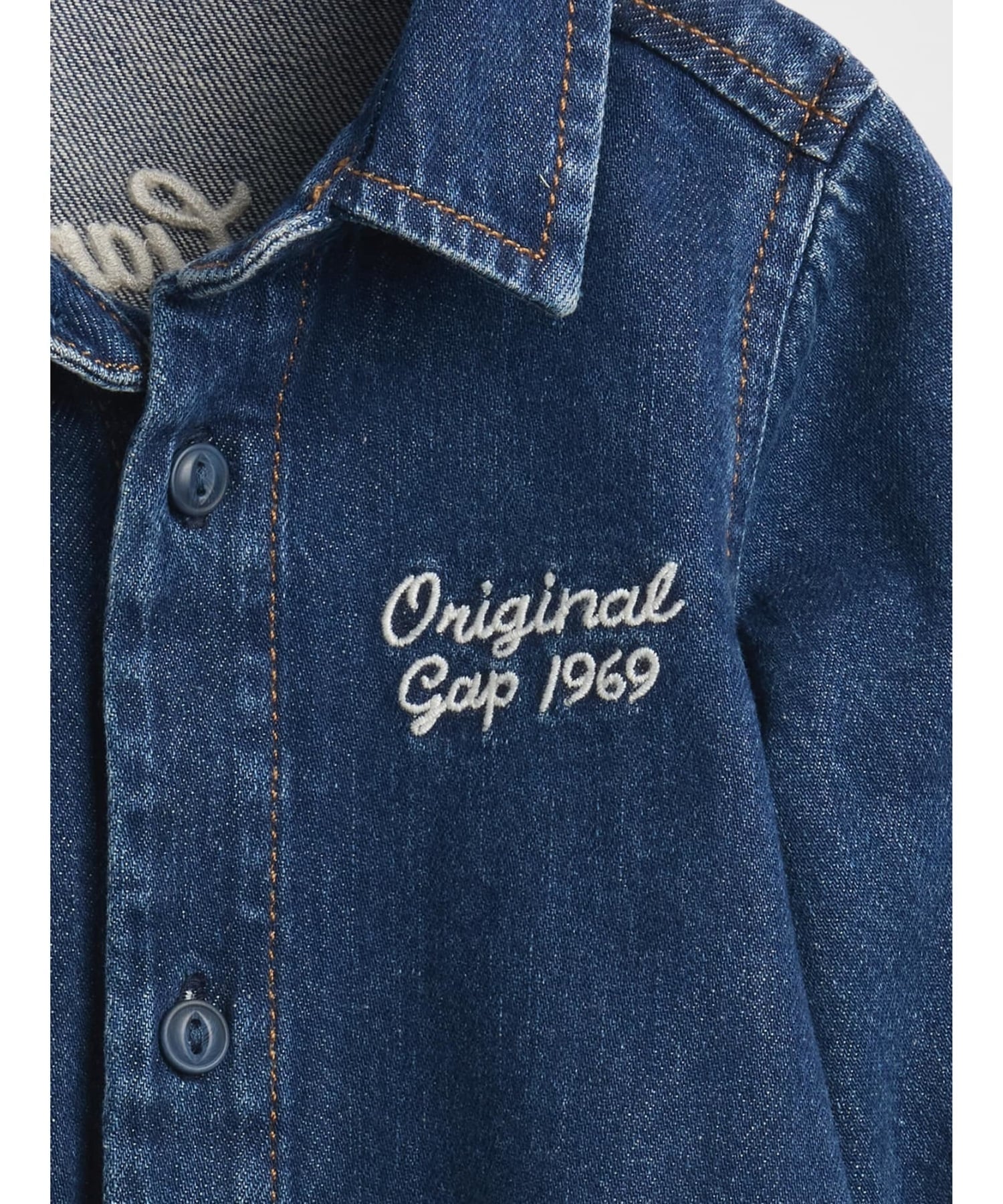 GAP｜(K)デニム くまさん GAPロゴ カバーオール (ベビー) | Rakuten