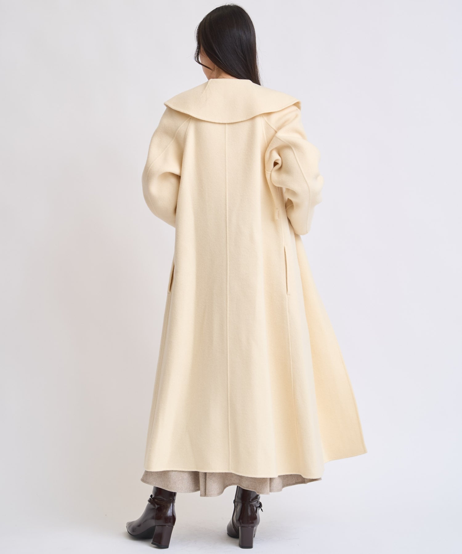 NOELA｜ベルト付きショールカラーウールリバーコート | Rakuten