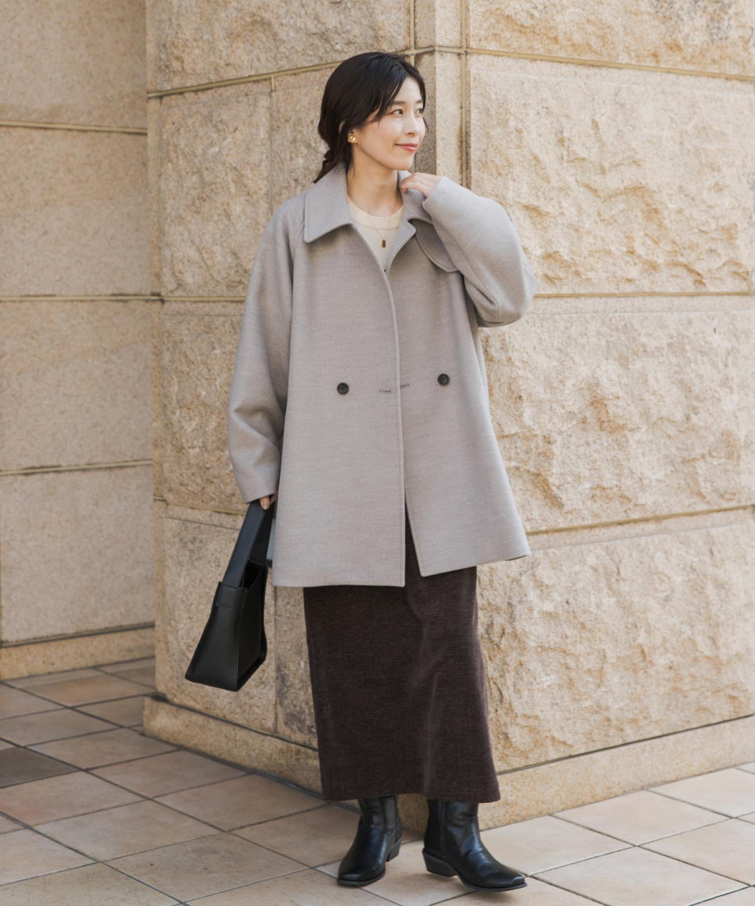 URBAN RESEARCH DOORS｜『UR TECH』ミドル丈コート | Rakuten Fashion