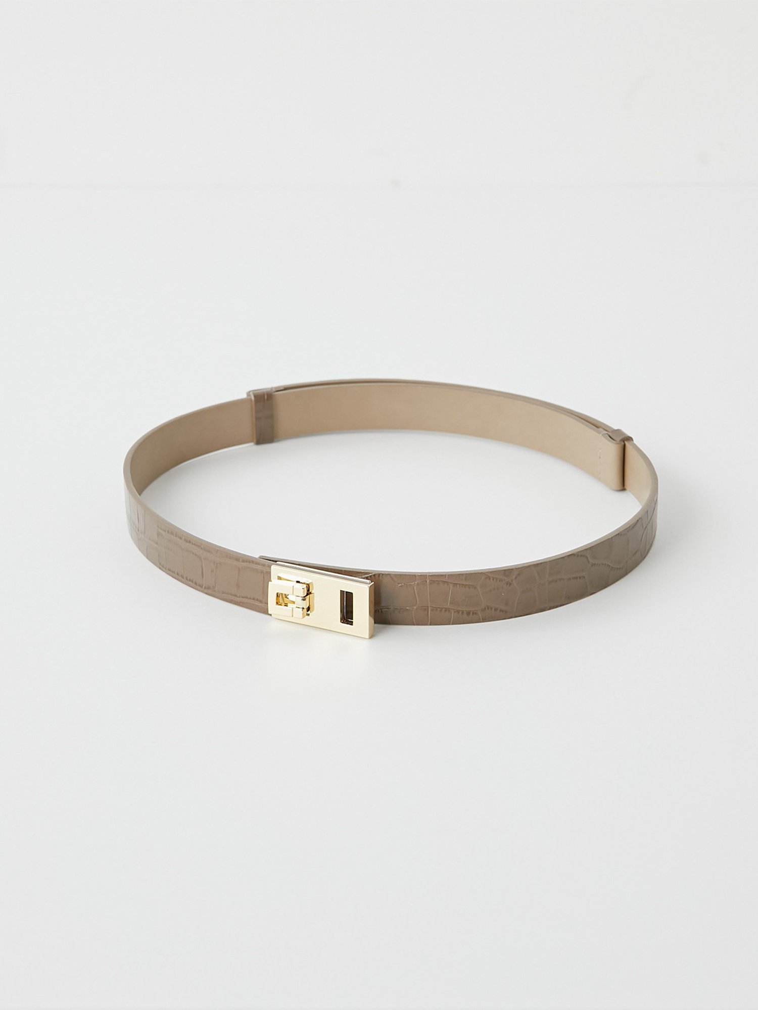 GALLARDAGALANTE｜《ウエスト調整自由自在!》スクエアバックルベルト