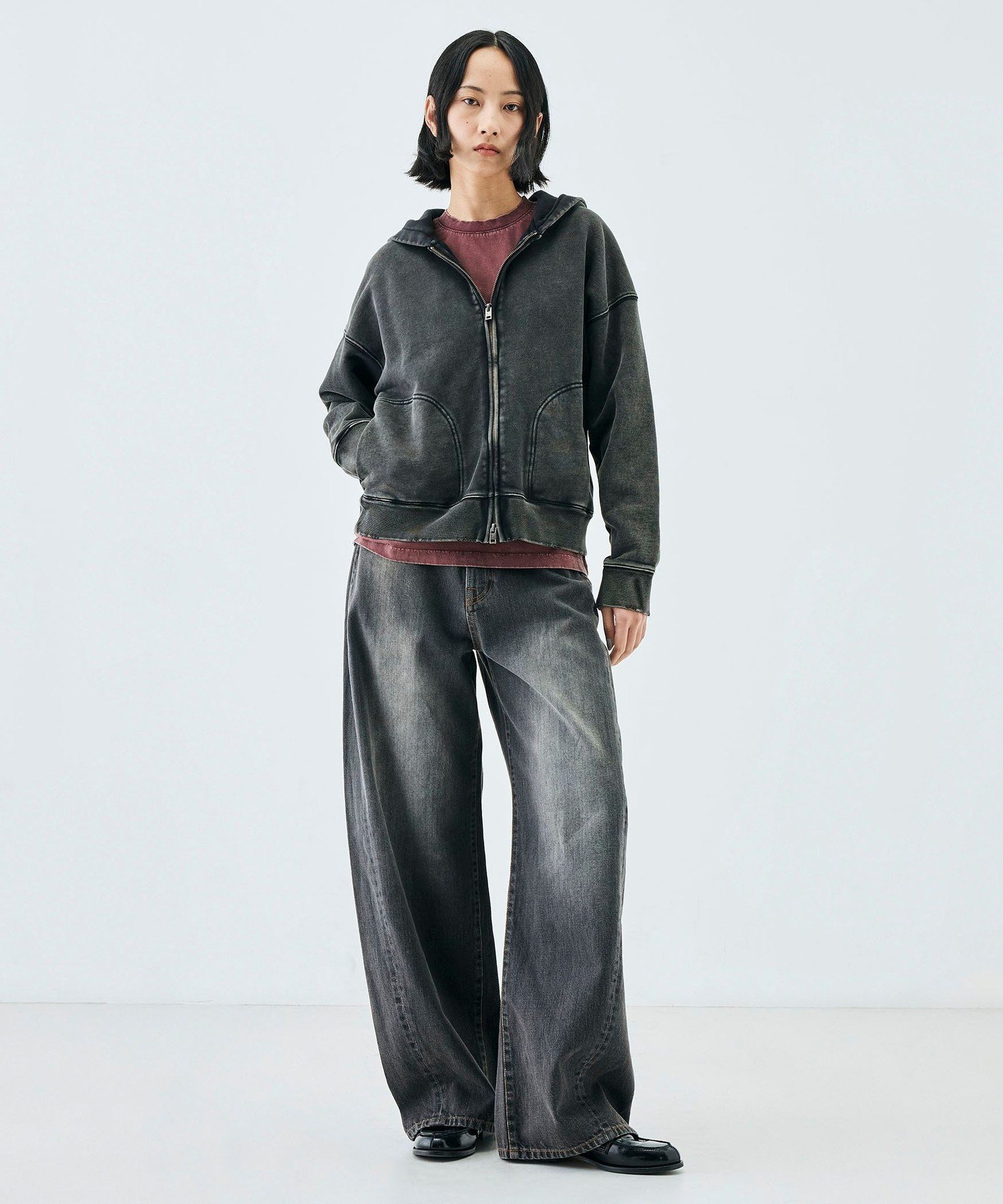 TOMORROWLAND｜ブラックデニム バルーンパンツ | Rakuten Fashion(楽天