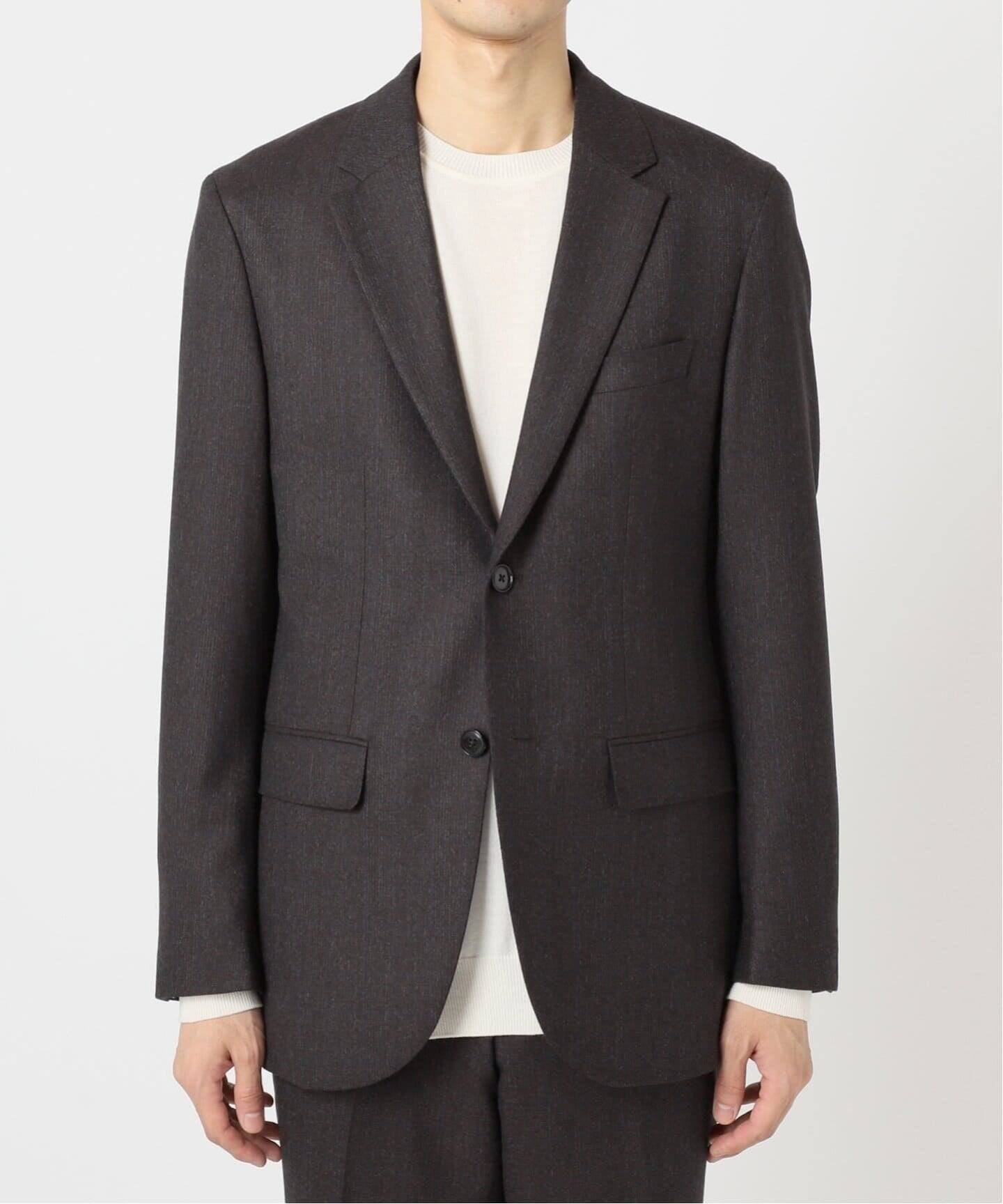 EDIFICE｜SUPER 120's ウールサキソニー 2ボタン ジャケット