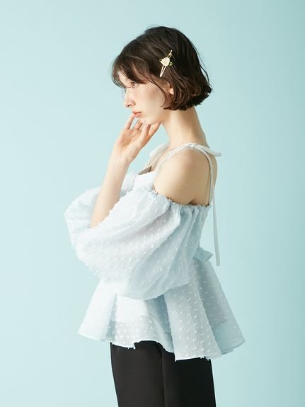 LILY BROWN｜3wayジャガードペプラムビスチェ | Rakuten Fashion(楽天