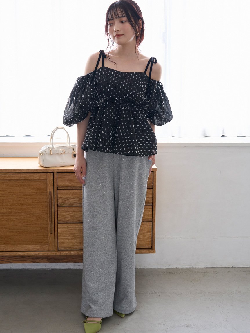 LILY BROWN｜3wayジャガードペプラムビスチェ | Rakuten Fashion(楽天