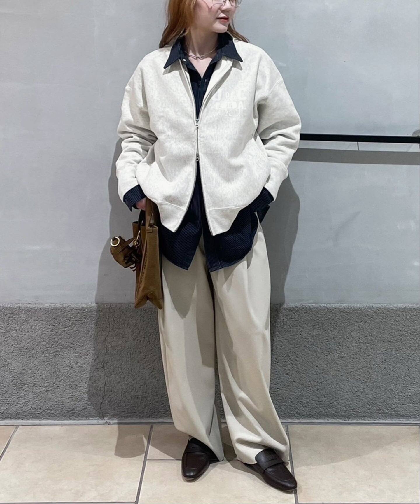 FRAMeWORK｜Champion 別注リバースウィーブフルジップパーカー