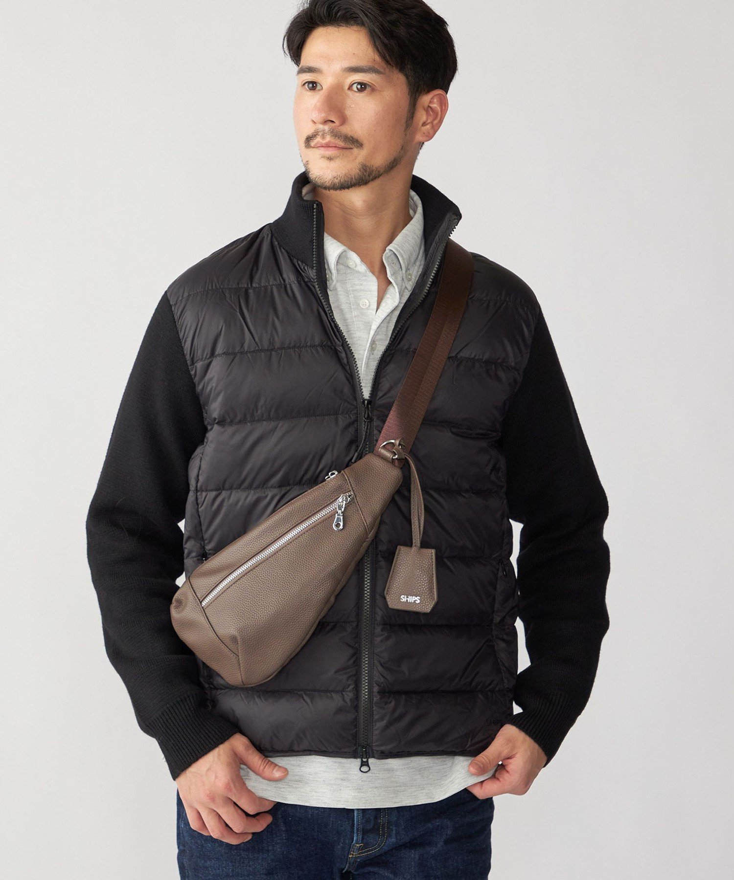 SHIPS 別注 TAION ダウンニット ジャケット SHIPS（シップス） ダウンジャケット ダウン 「WEB限定/SHIPS別注