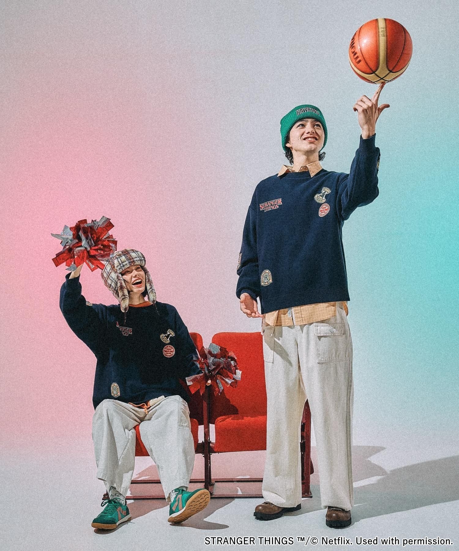 niko and ｜【STRANGER THINGS】コラボ アソートモチーフニット