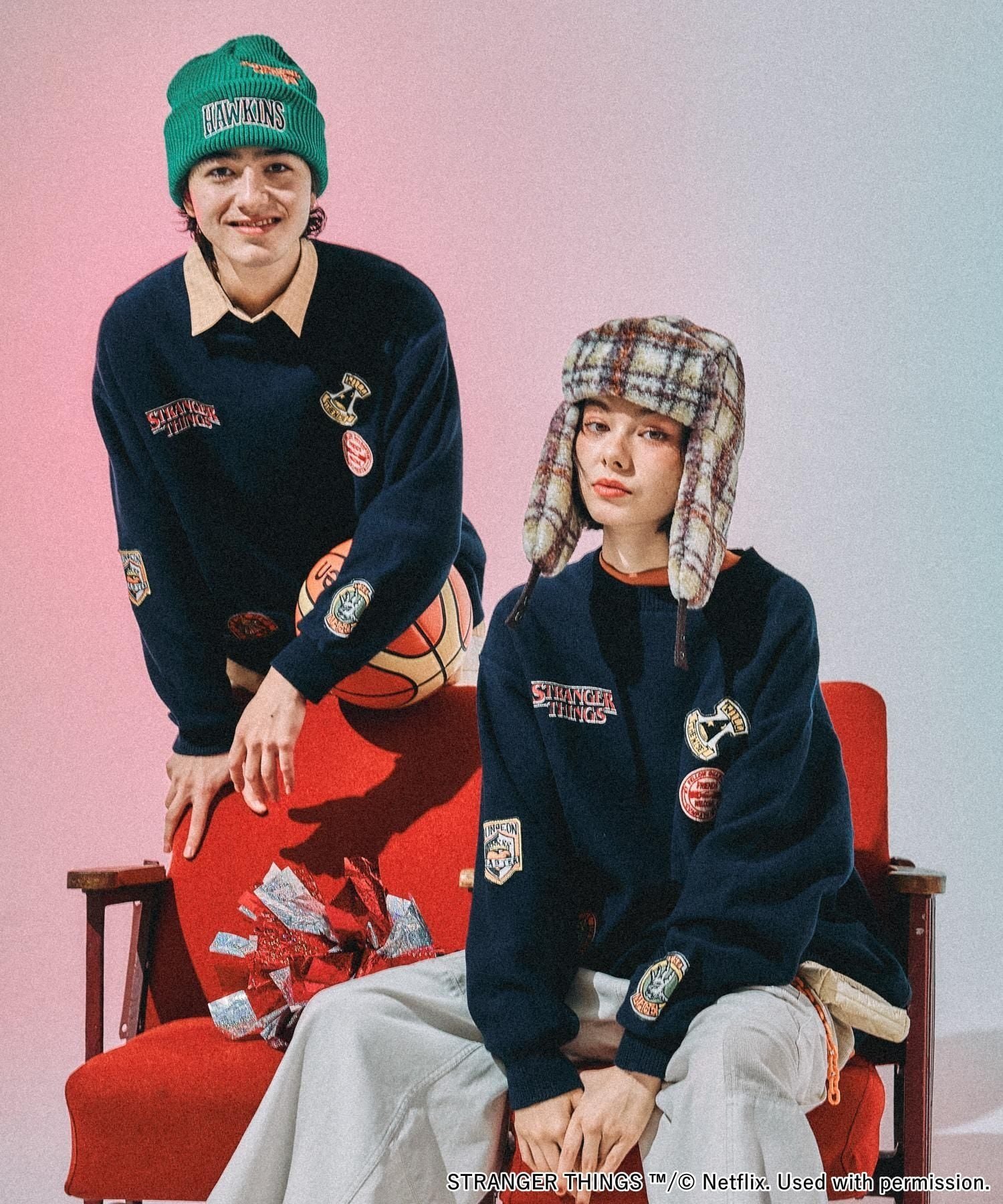 niko and ｜【STRANGER THINGS】コラボ アソートモチーフニット