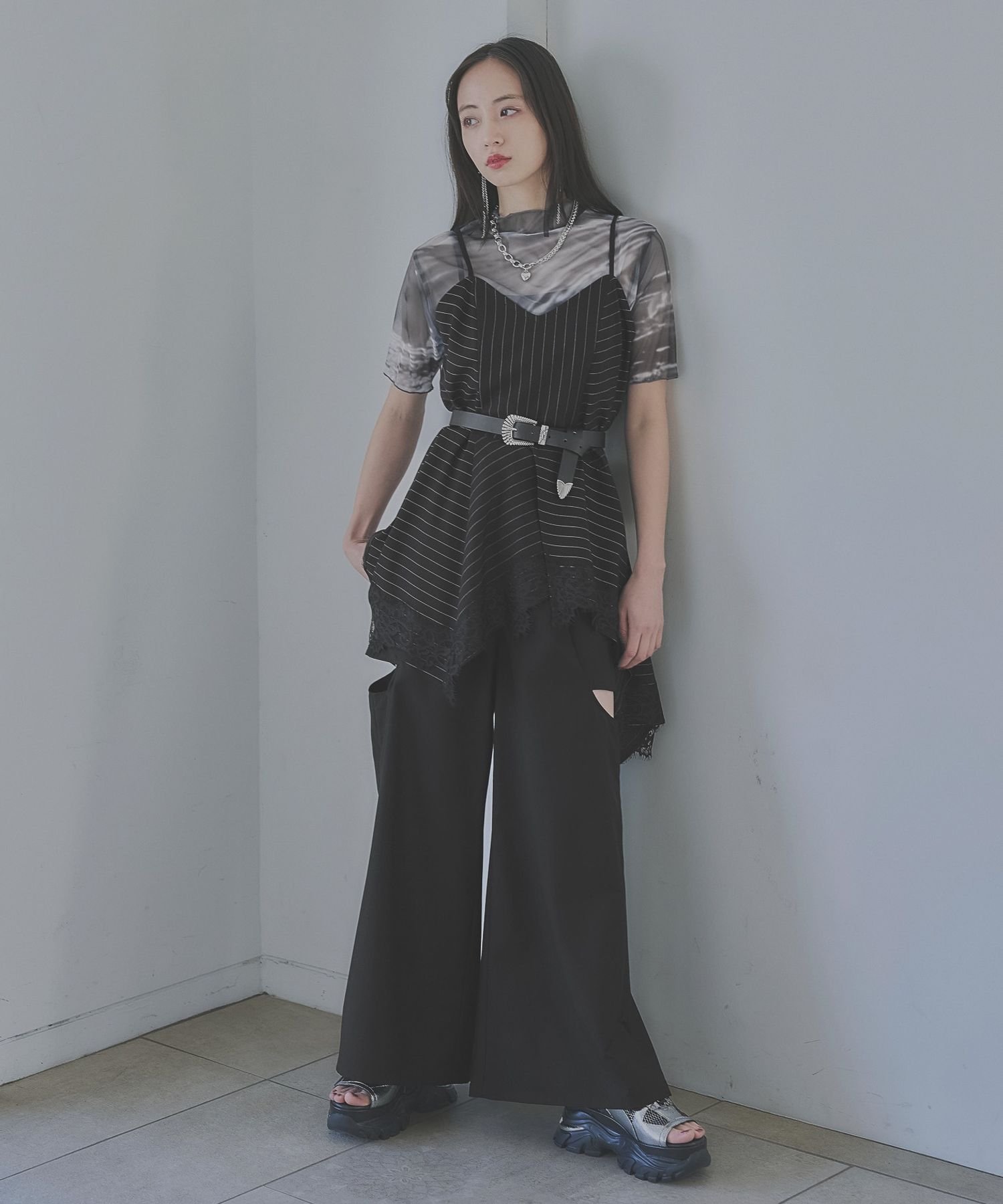 HARE｜レースドッキングキャミビスチェ | Rakuten Fashion(楽天