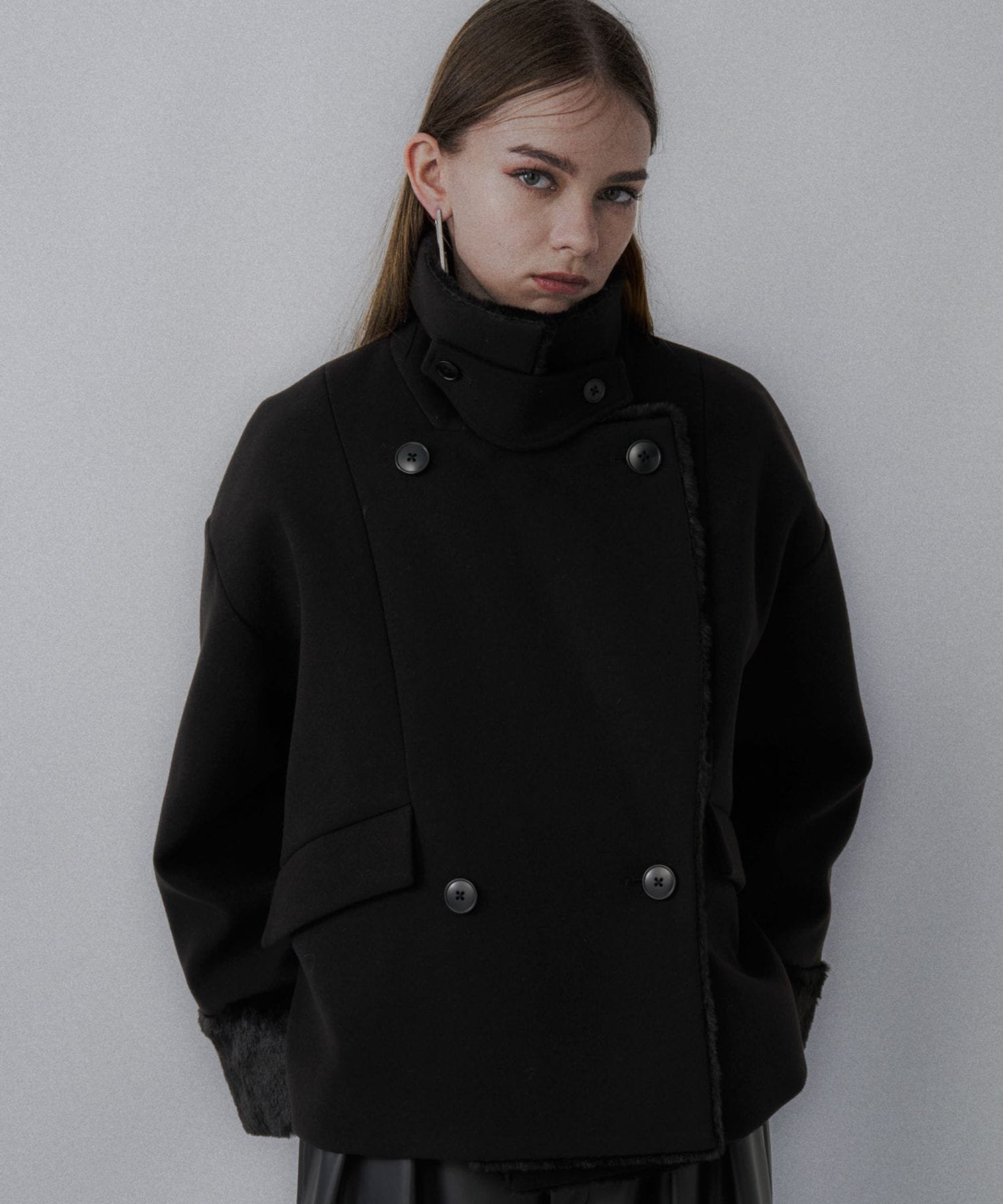 HARE｜ウーリーテックフェイクファーショートコート | Rakuten Fashion