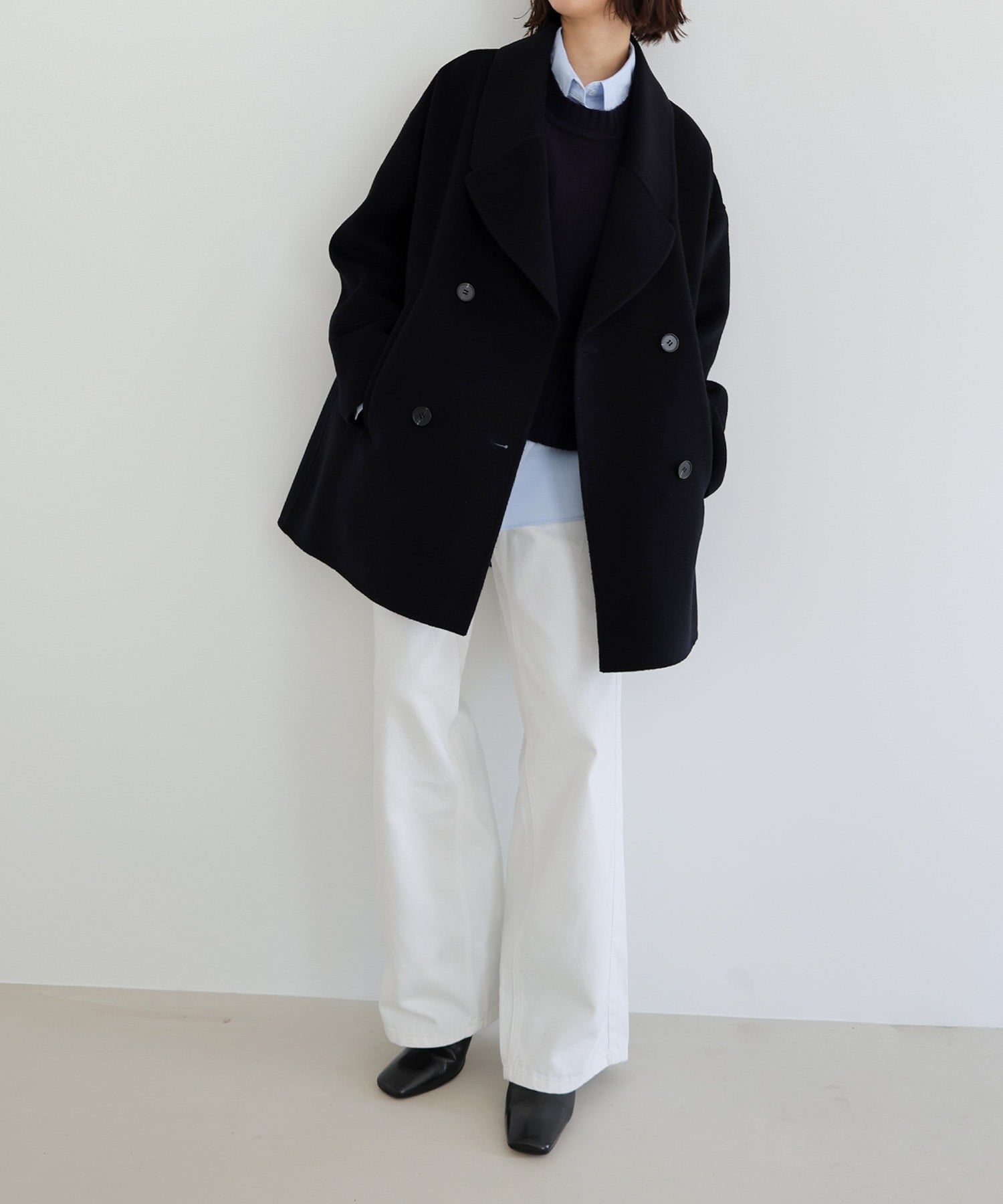 andme｜リバー ピーコート evernavy エバーネイビー | Rakuten Fashion