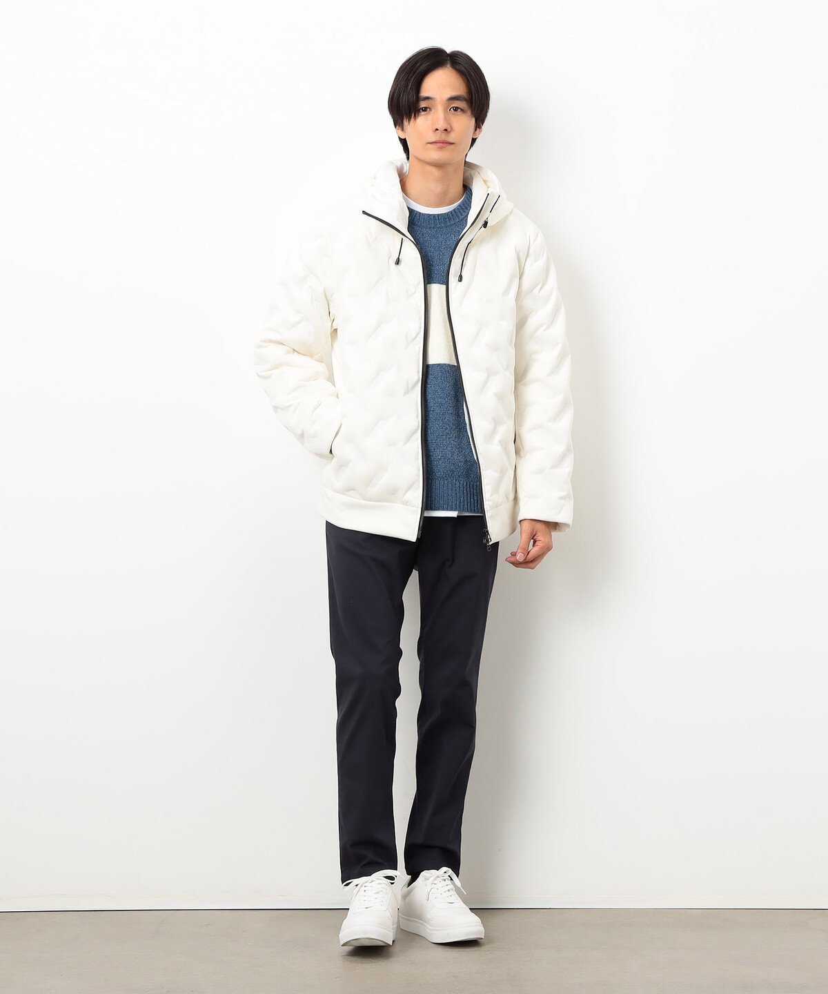 COMME CA ISM｜シームレスダウン フード ブルゾン | Rakuten Fashion