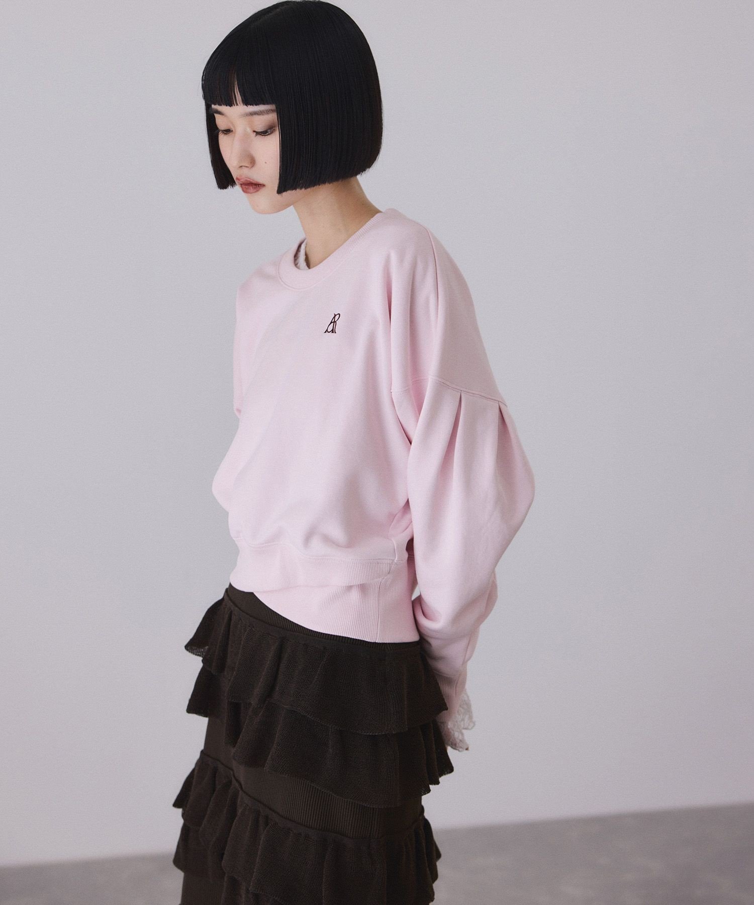 ADAM ET ROPE'｜【サステナブル】パフスリーブスウェット | Rakuten