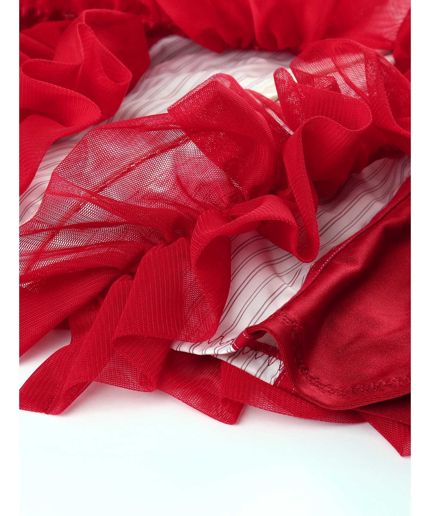 AMPHI｜AMPHI 【HOUGA*AMPHI】 RUFFLED TOPS(ラッフルドトップス