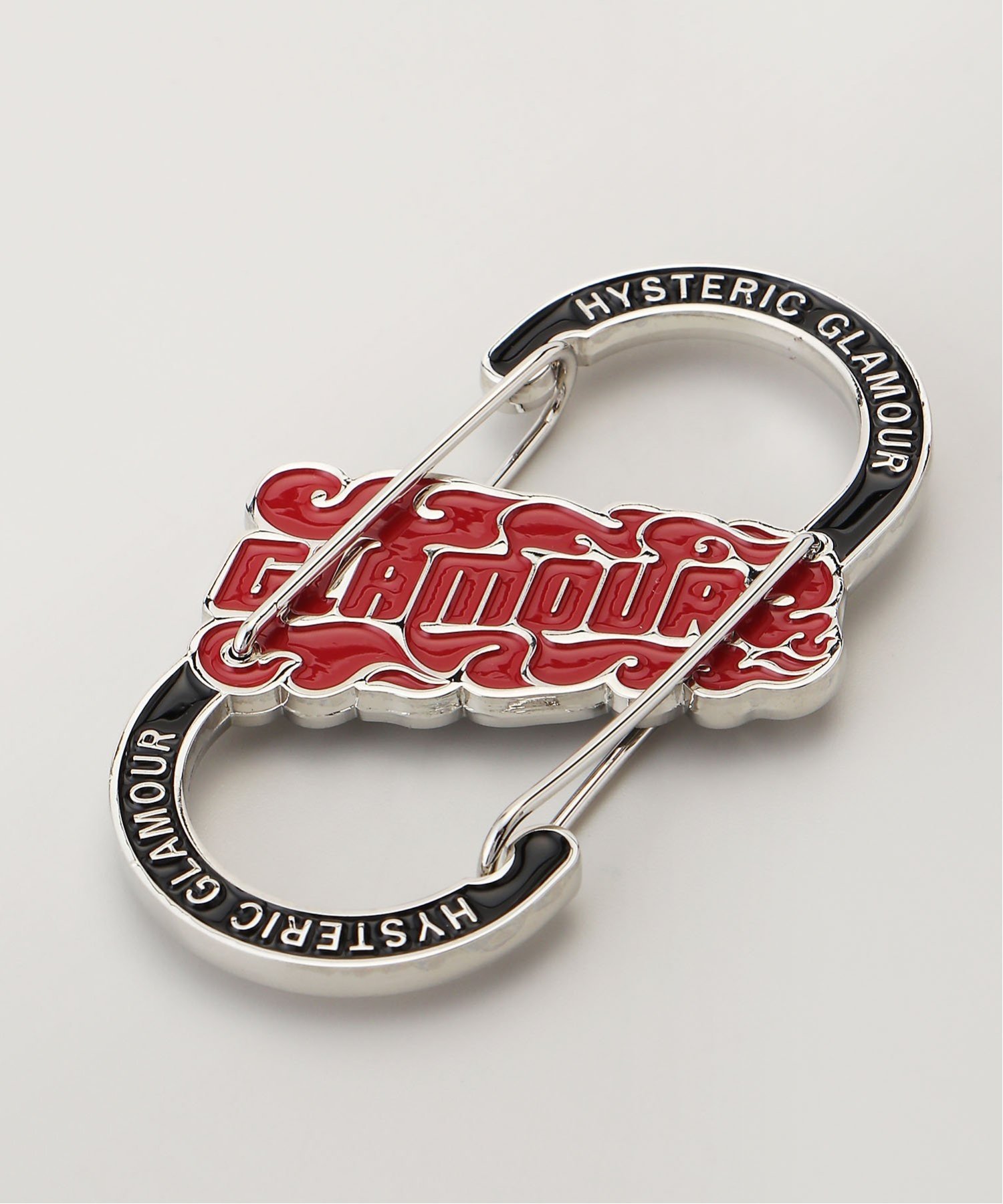 HYSTERIC GLAMOUR｜FLAME LOGO カラビナキーホルダー | Rakuten