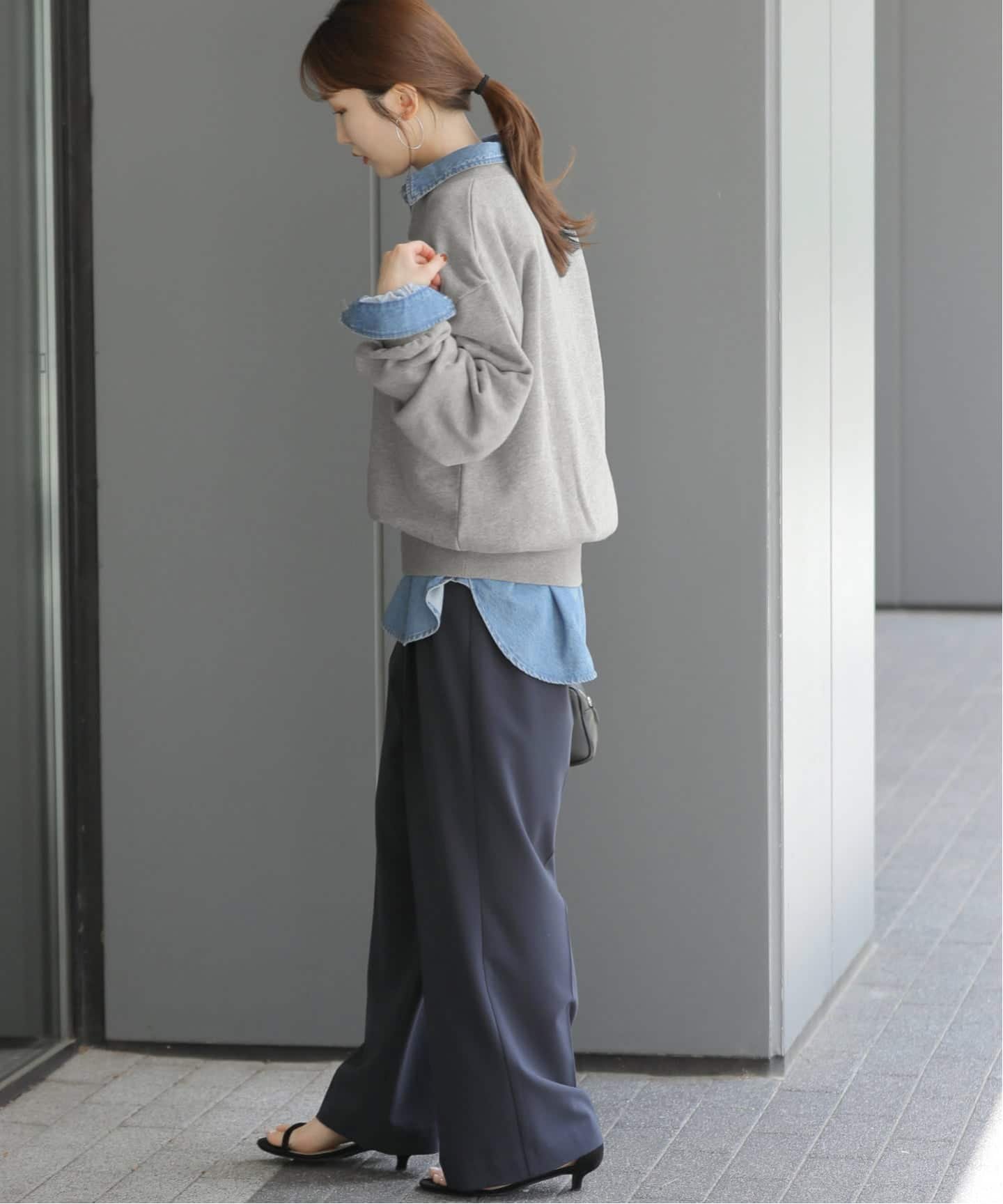 JOURNAL STANDARD relume｜《WEB限定》ハーフジップノーカラー