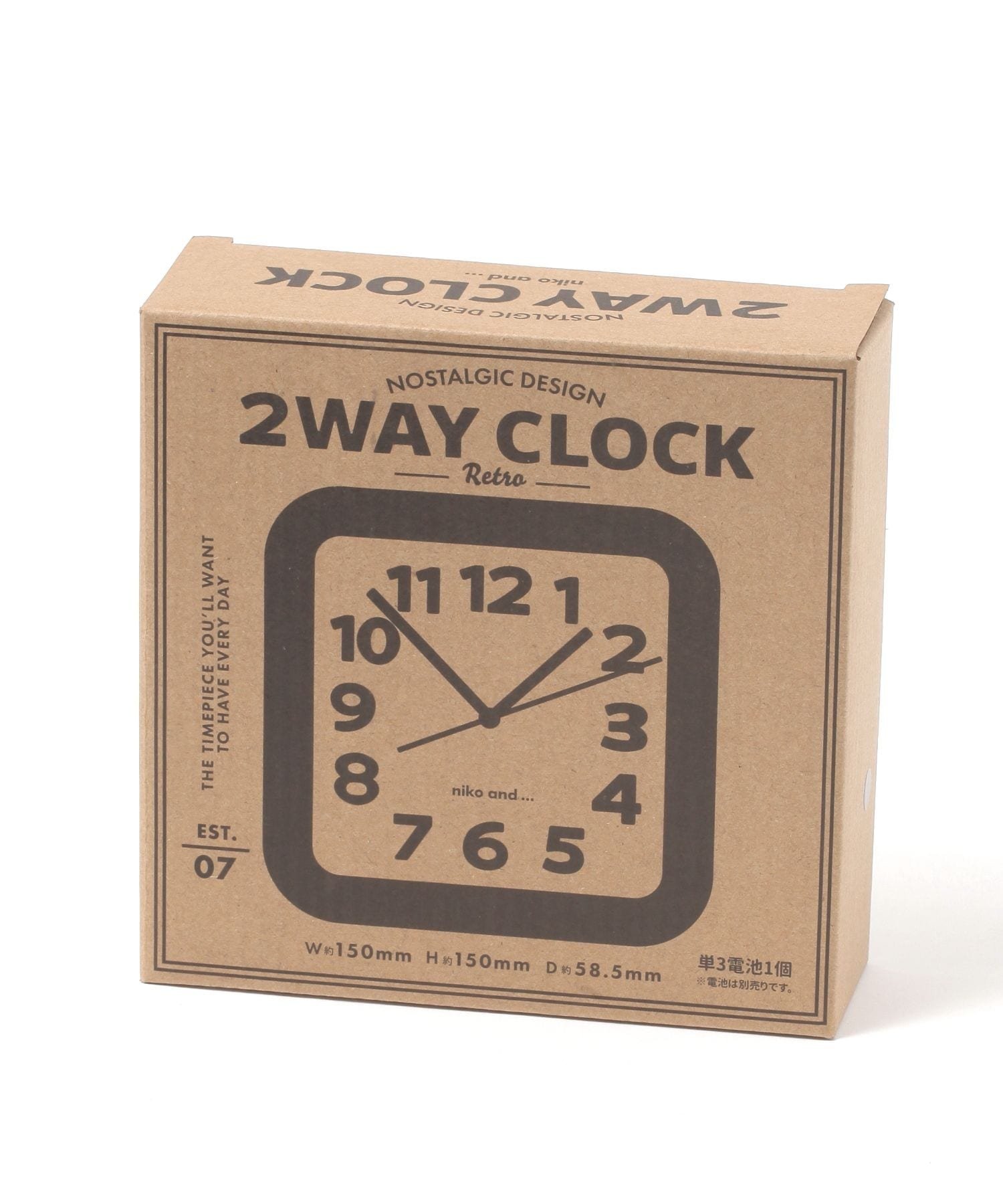 niko and ｜オリジナルレトロ2wayクロック | Rakuten Fashion(楽天