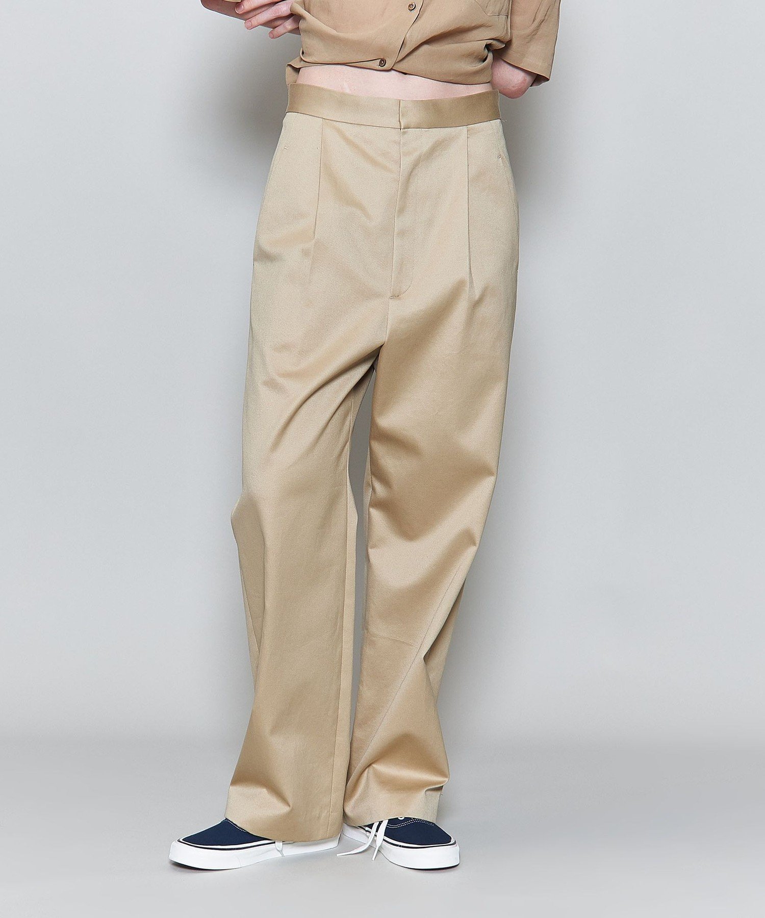 6(ROKU) コットンチノパンツ マーベルト ベージュ 34 ⭐︎美品⭐︎6(ROKU) コットンチノパンツマーベルトベージュ 34