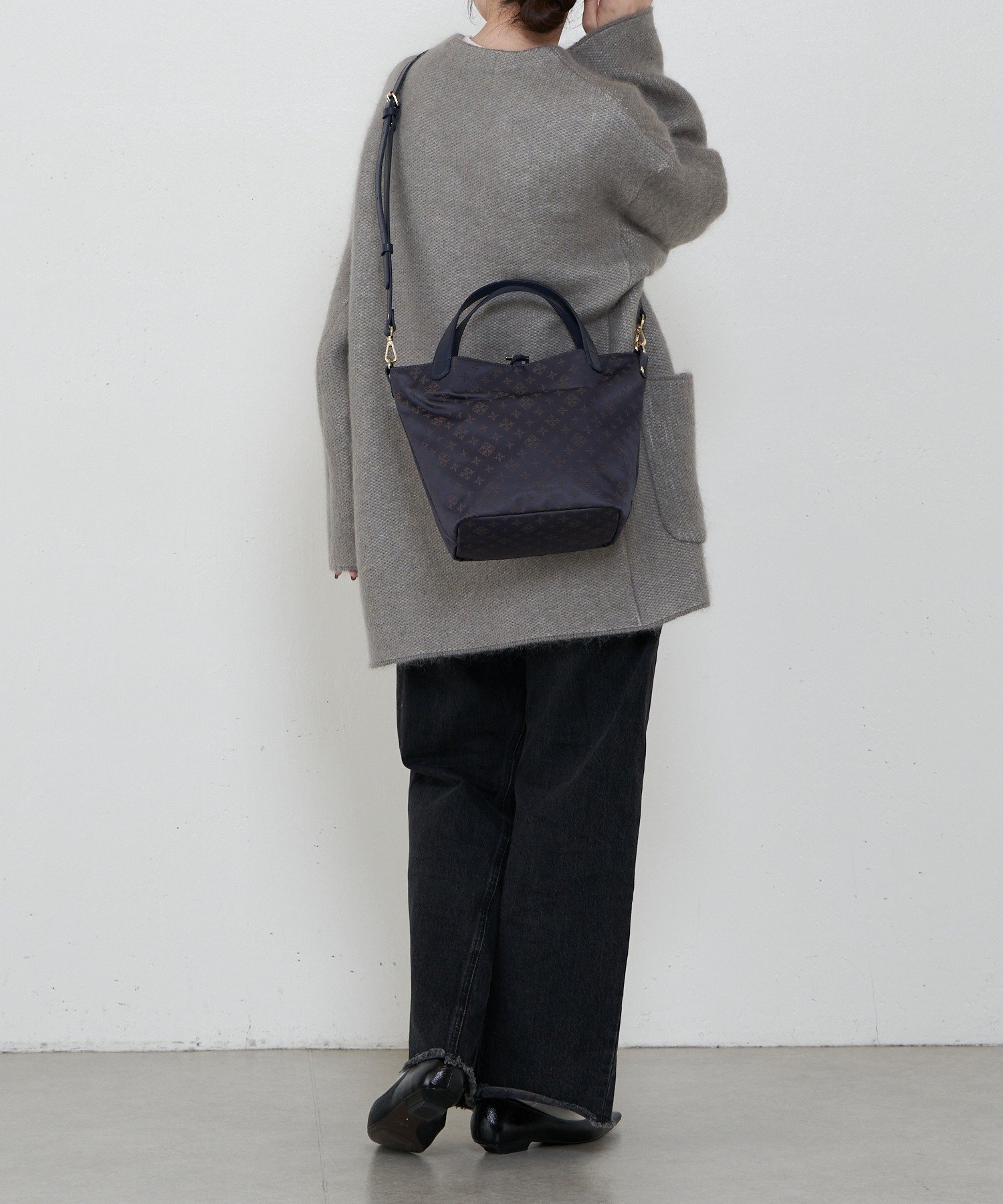 russet｜ナイロンジャガード2WAYミニトートバッグ | Rakuten Fashion