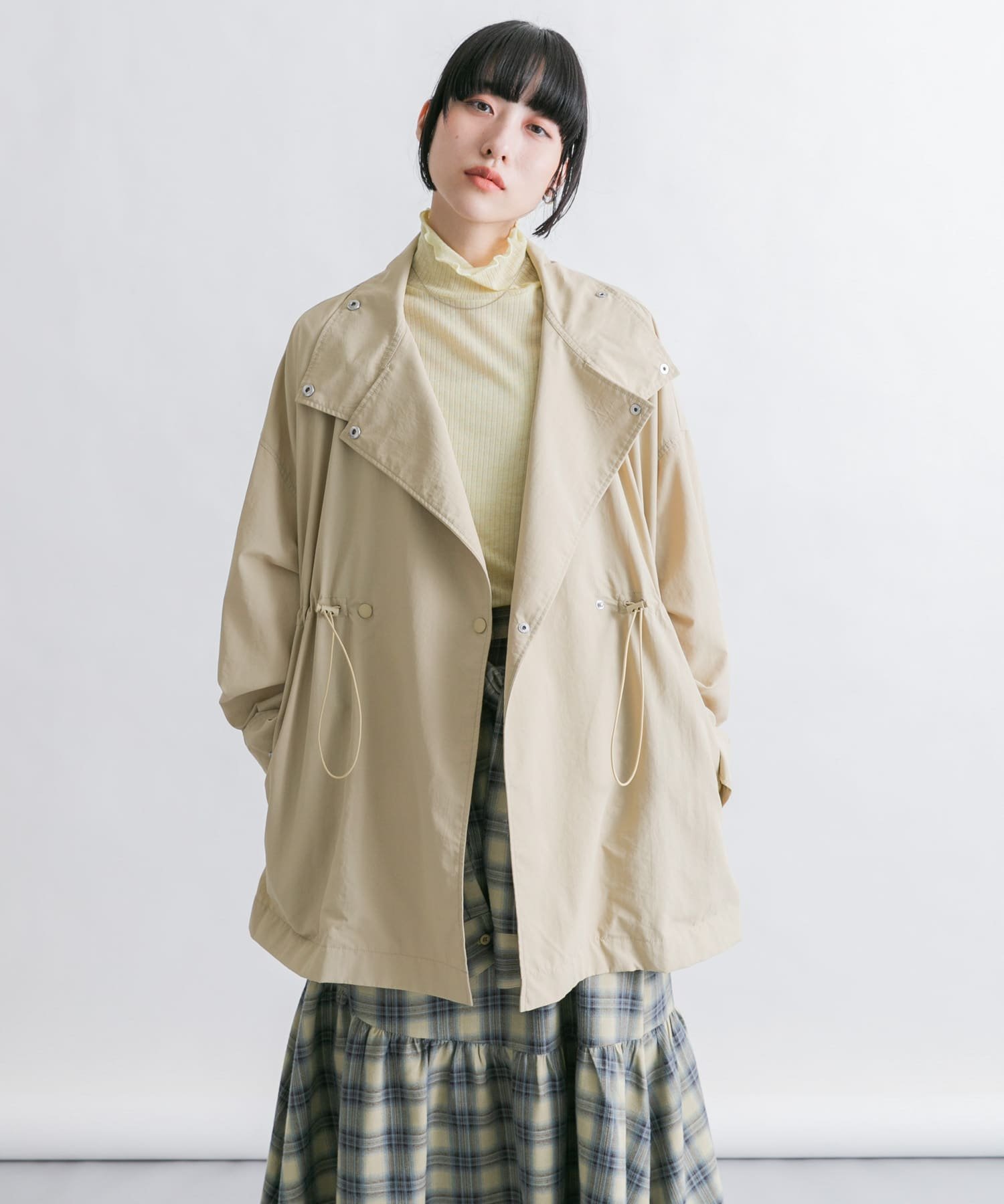 KBF｜スタンドカラーBIGナイロンジャケット | Rakuten Fashion(楽天