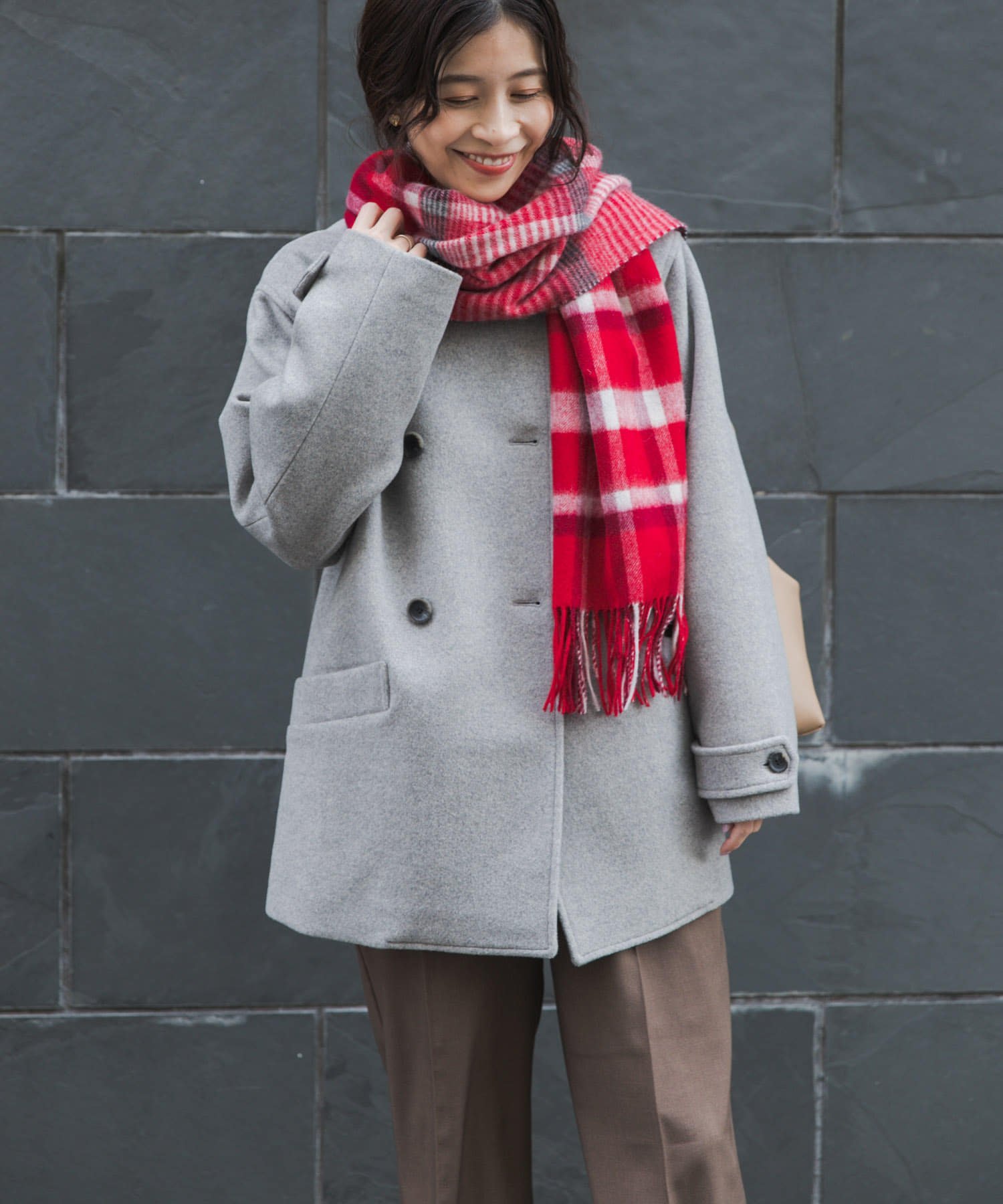 URBAN RESEARCH DOORS｜ウールノーカラーコート | Rakuten Fashion