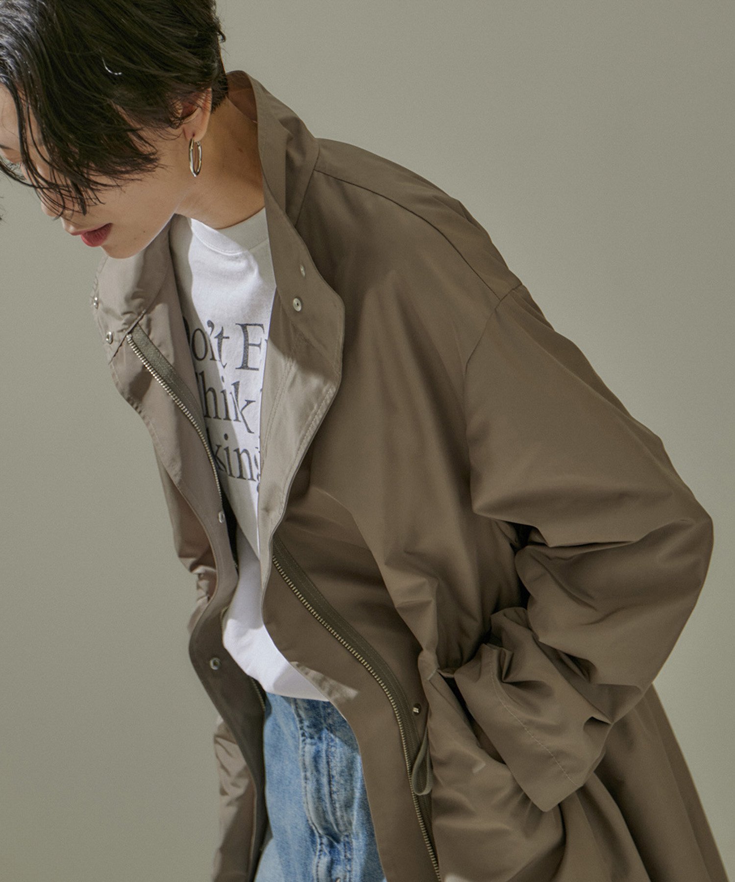 SALON adam et rope'｜[24SS]ミリタリースタンドカラーコート/モッズ