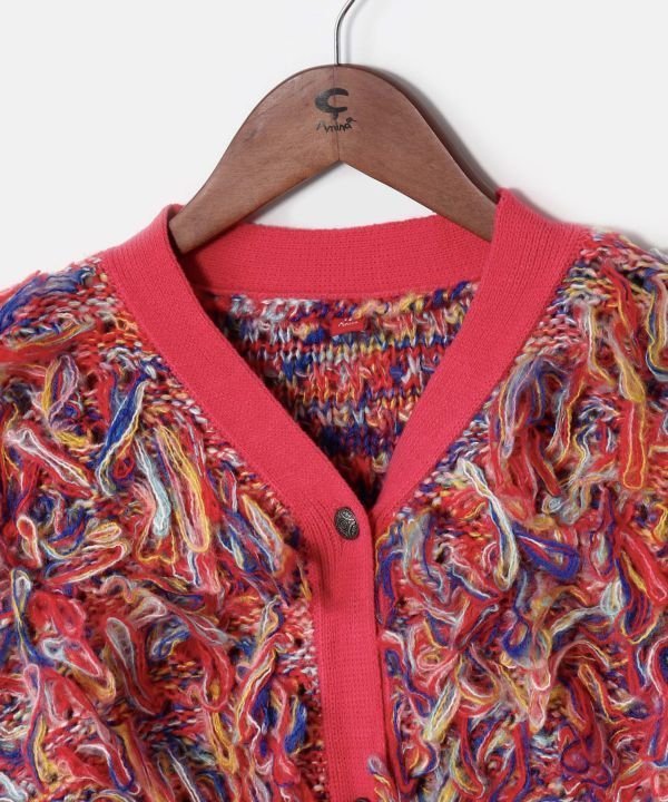 Amina Collection｜【チャイハネ】カラフルループニットカーディガン