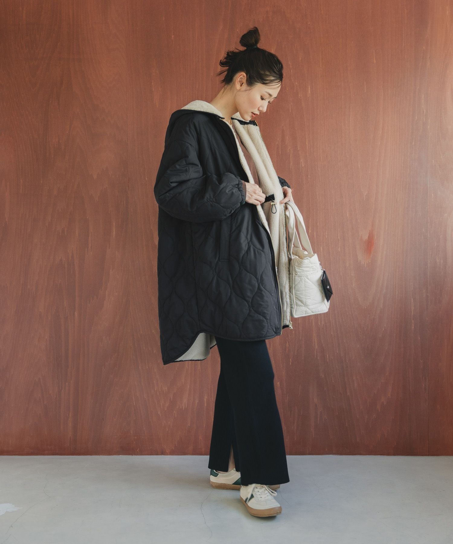 GLOBAL WORK｜撥水キルトファーコート/499671 | Rakuten Fashion(楽天