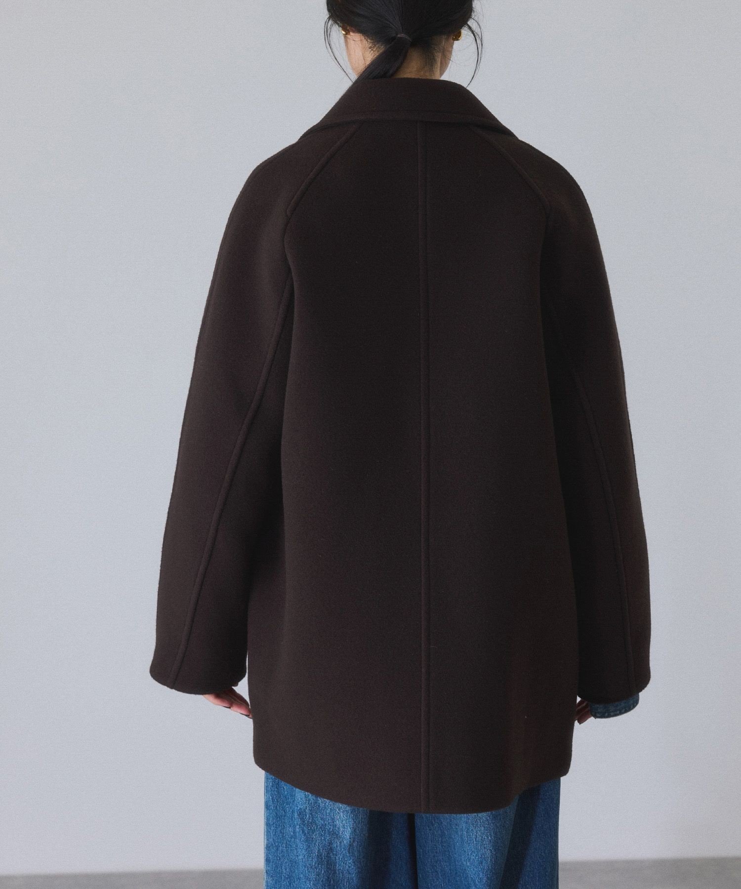 ADAM ET ROPE'｜ウールボンディングミドルコート | Rakuten Fashion