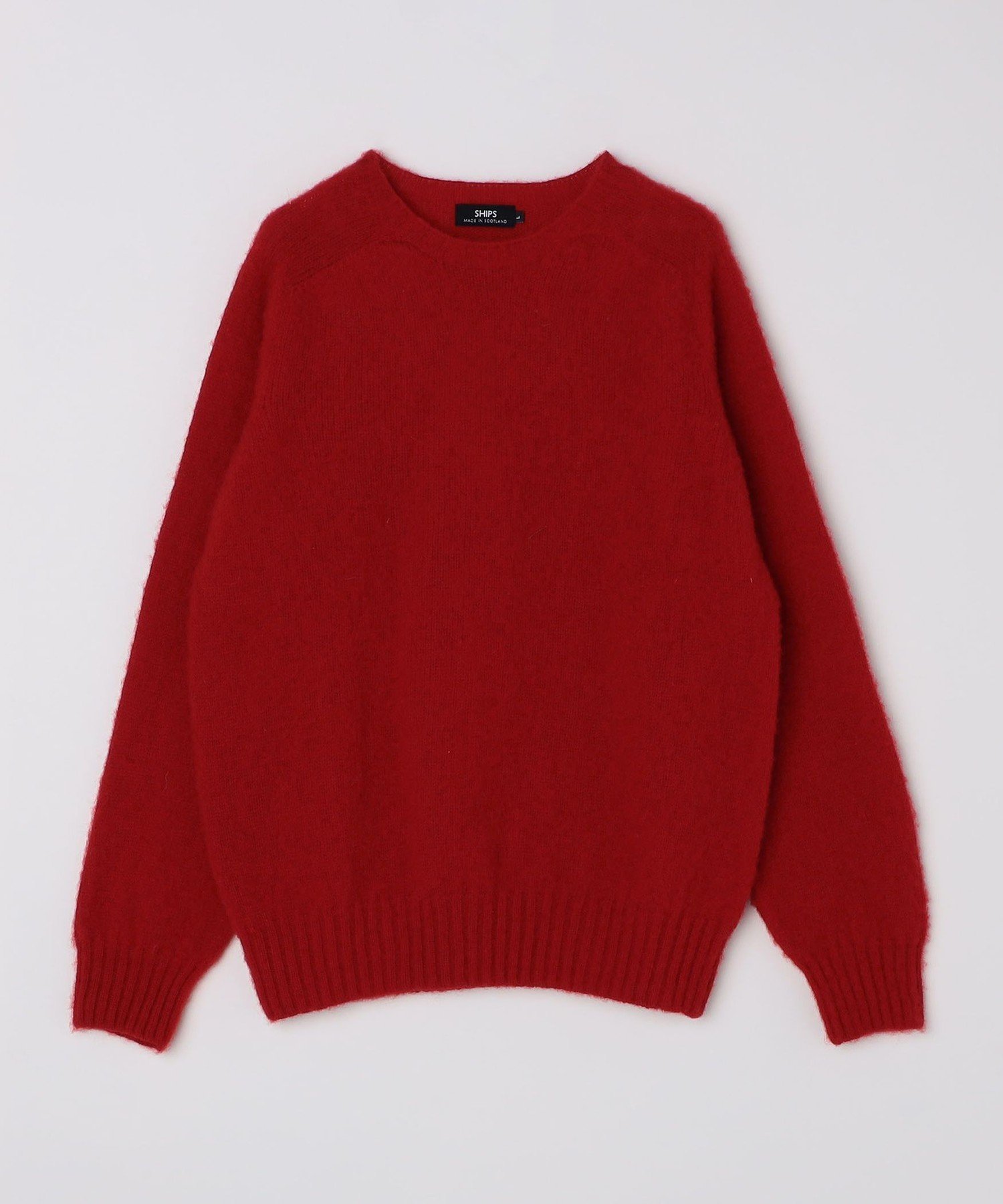 SHIPS｜【SHIPS別注】HARLEY OF SCOTLAND: ウール シャギー クルー