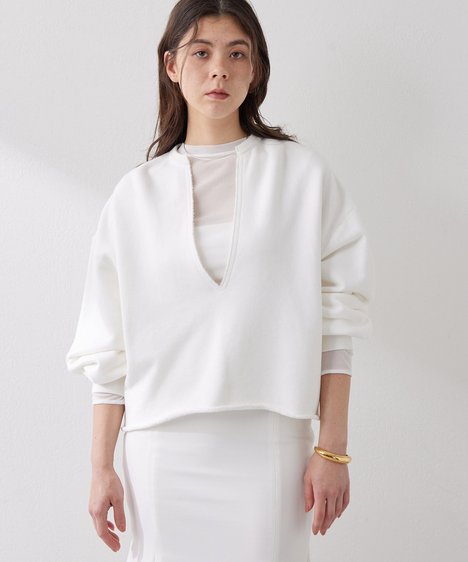 Whim Gazette｜スウェットVネックプルオーバー2 | Rakuten Fashion