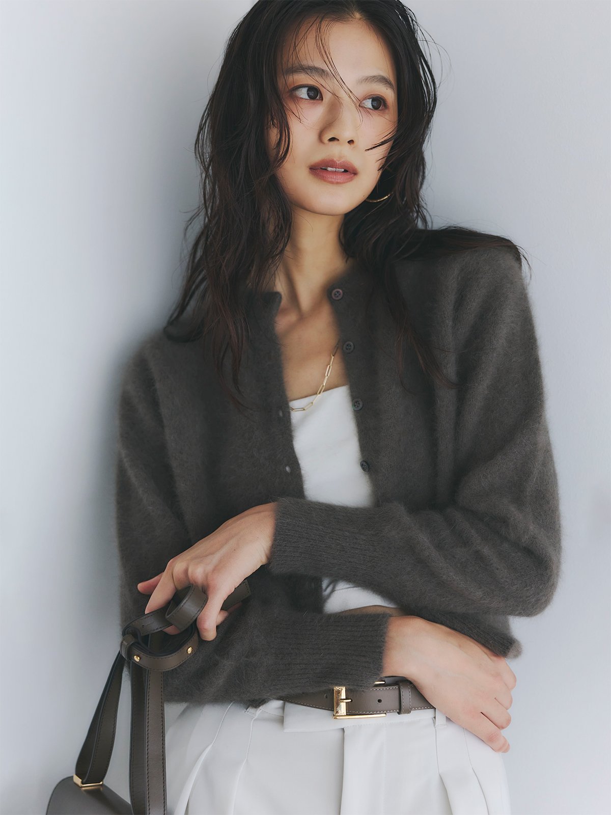 anuans｜ラクーンフォックスショートカーディガン | Rakuten Fashion