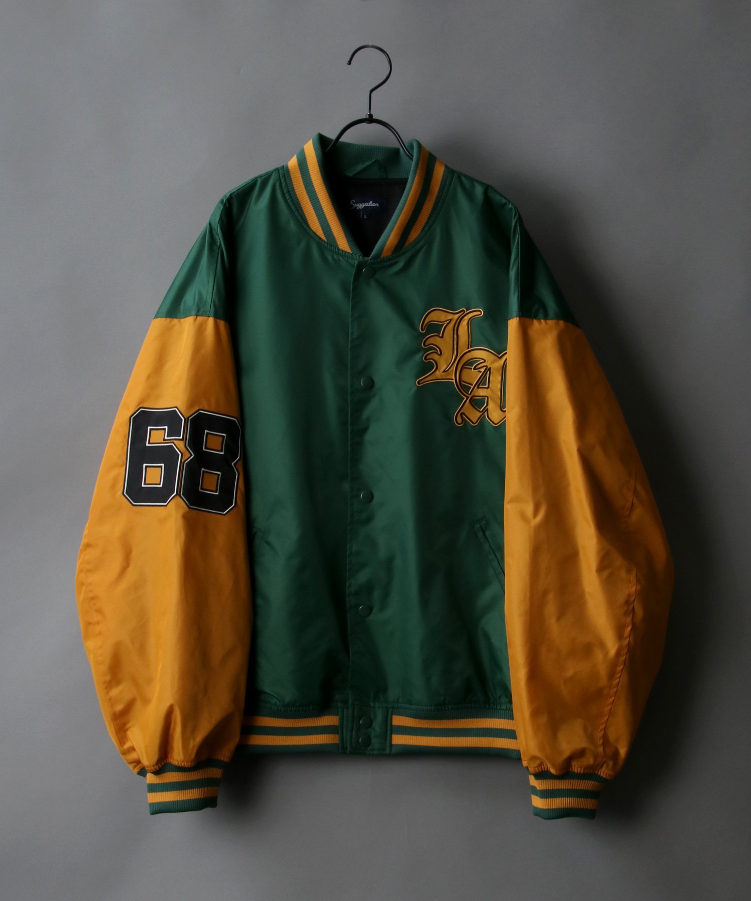 SITRY｜スタジャン メンズ オーバーサイズ スタジアムジャケット